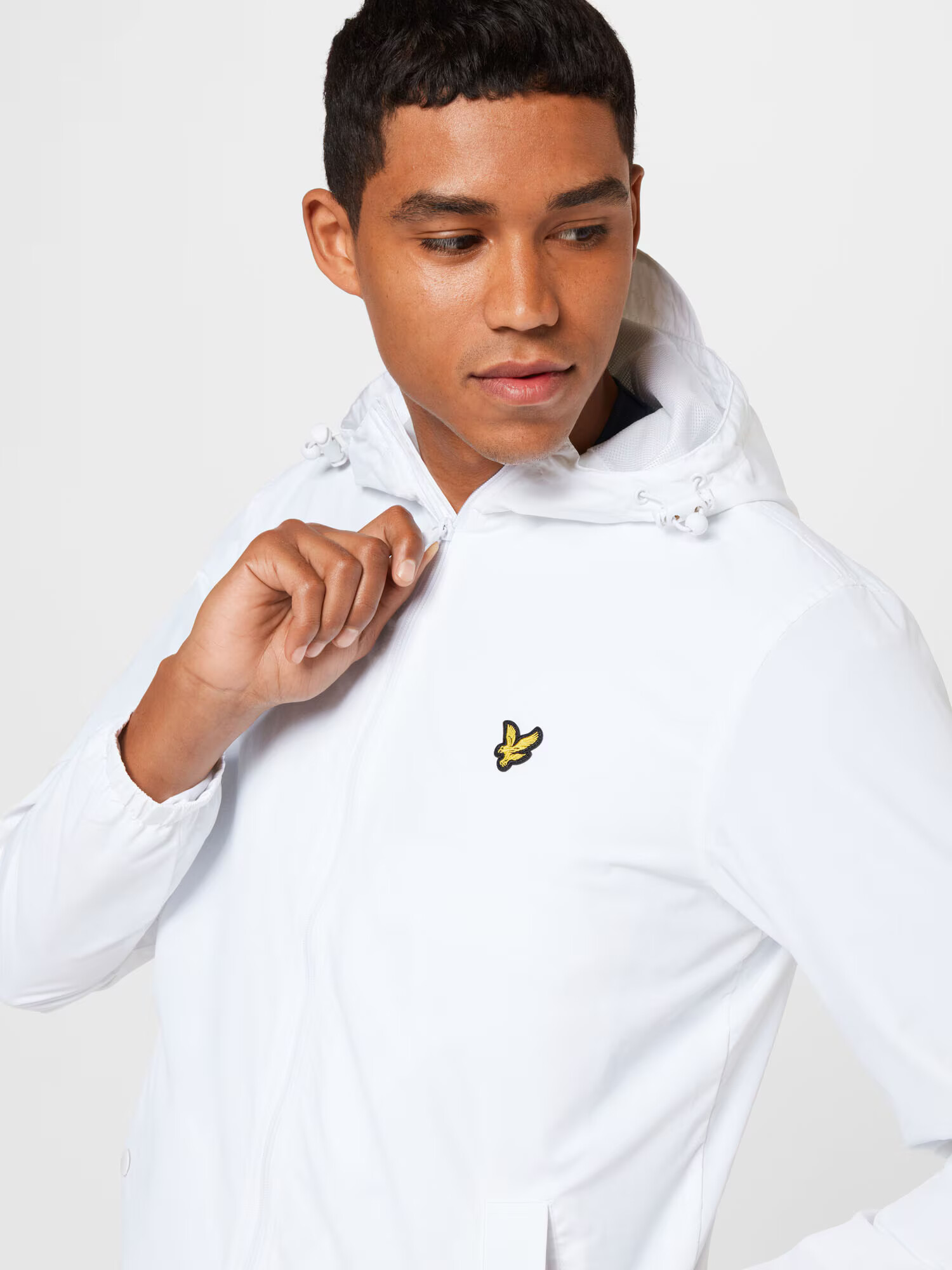 Lyle & Scott Geacă de primăvară-toamnă alb - Pled.ro