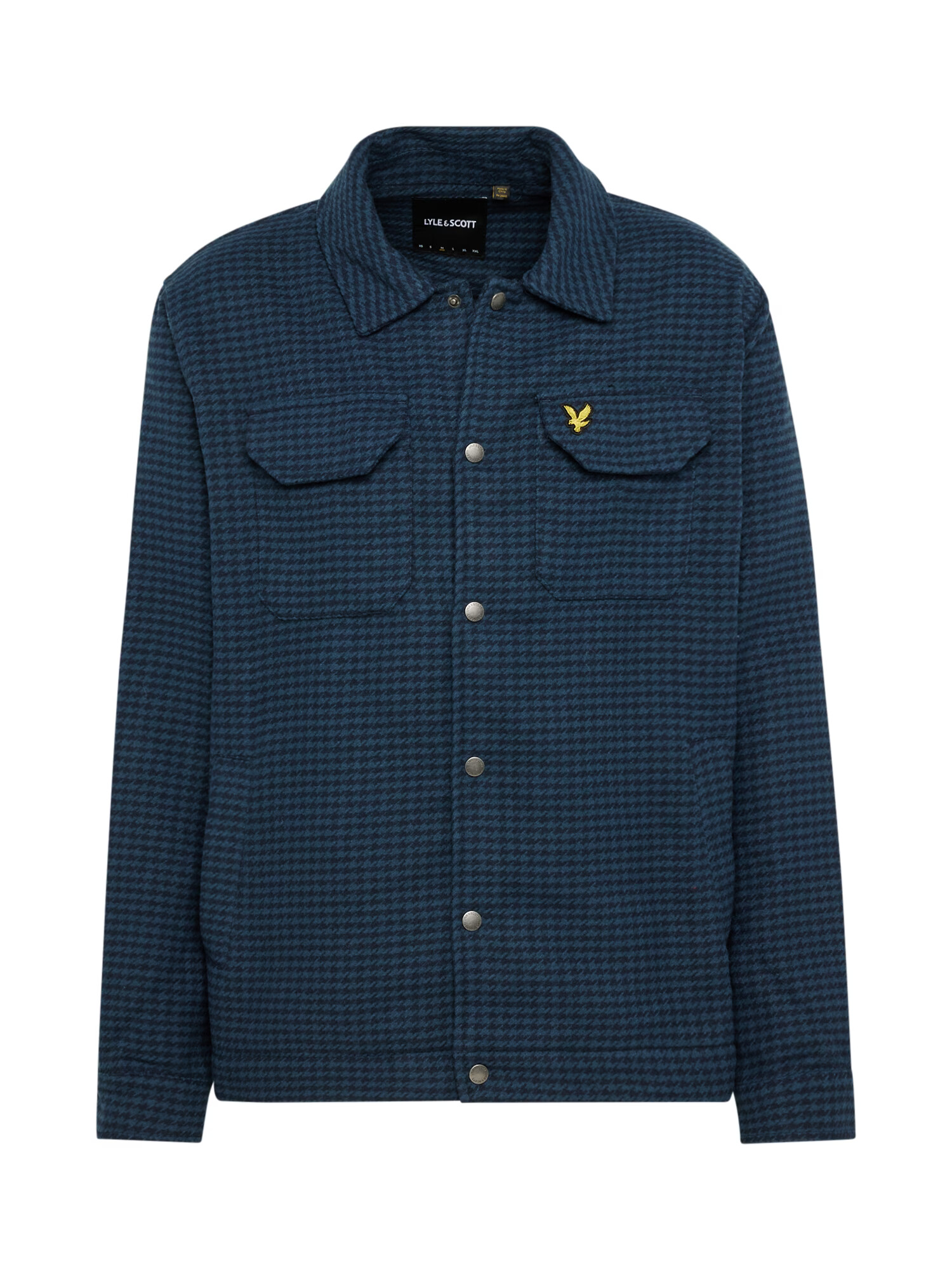 Lyle & Scott Geacă de primăvară-toamnă albastru / bleumarin / galben - Pled.ro