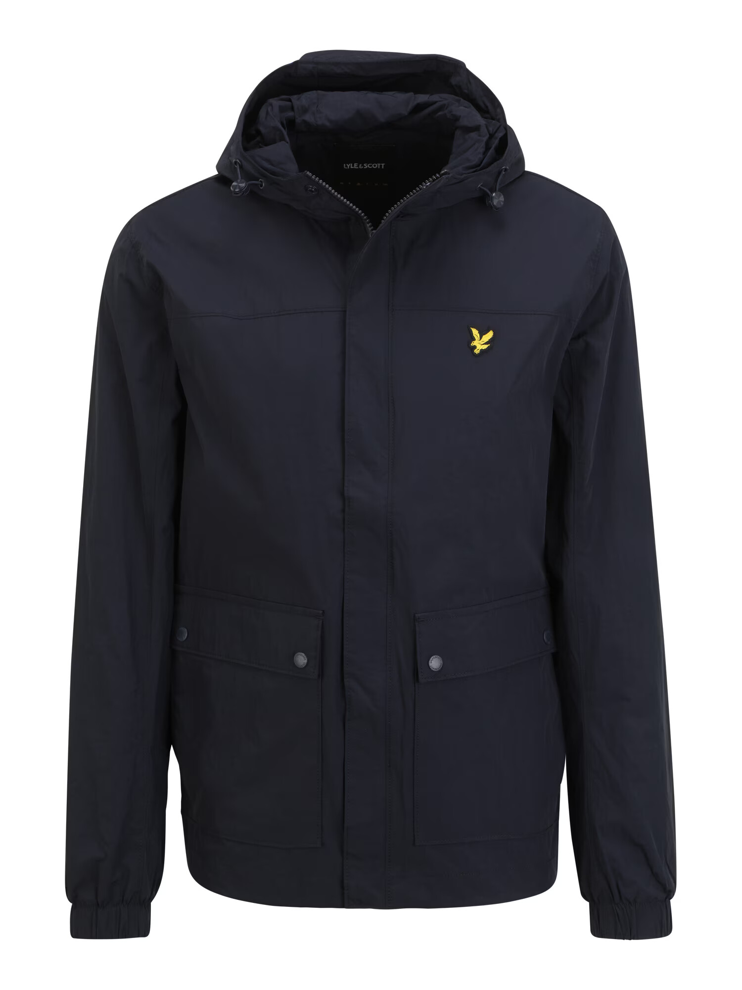 Lyle & Scott Geacă de primăvară-toamnă bleumarin / galben / negru - Pled.ro