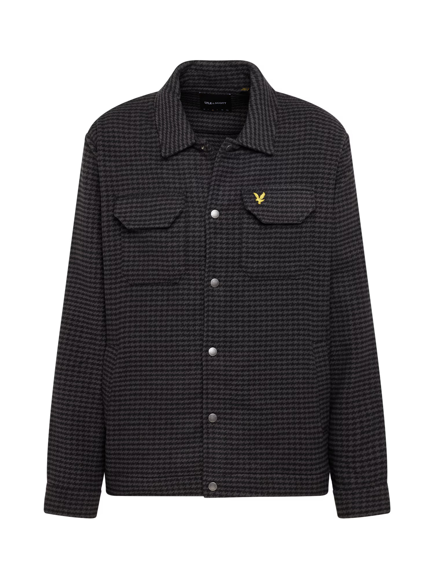 Lyle & Scott Geacă de primăvară-toamnă galben / gri închis / negru - Pled.ro