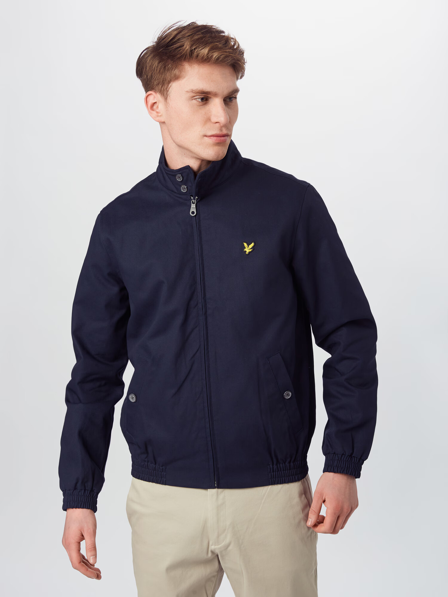 Lyle & Scott Geacă de primăvară-toamnă 'Harrington' bleumarin - Pled.ro