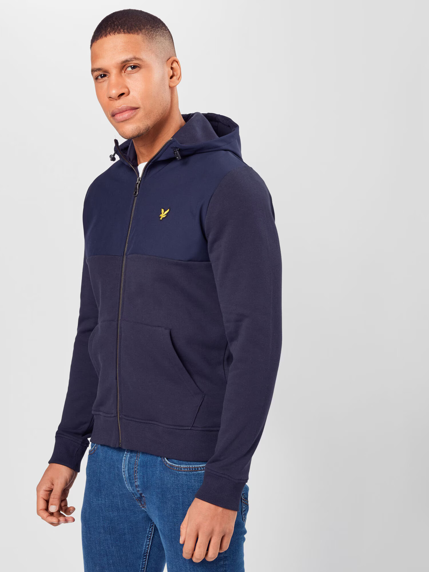 Lyle & Scott Hanorac bleumarin / galben - Pled.ro