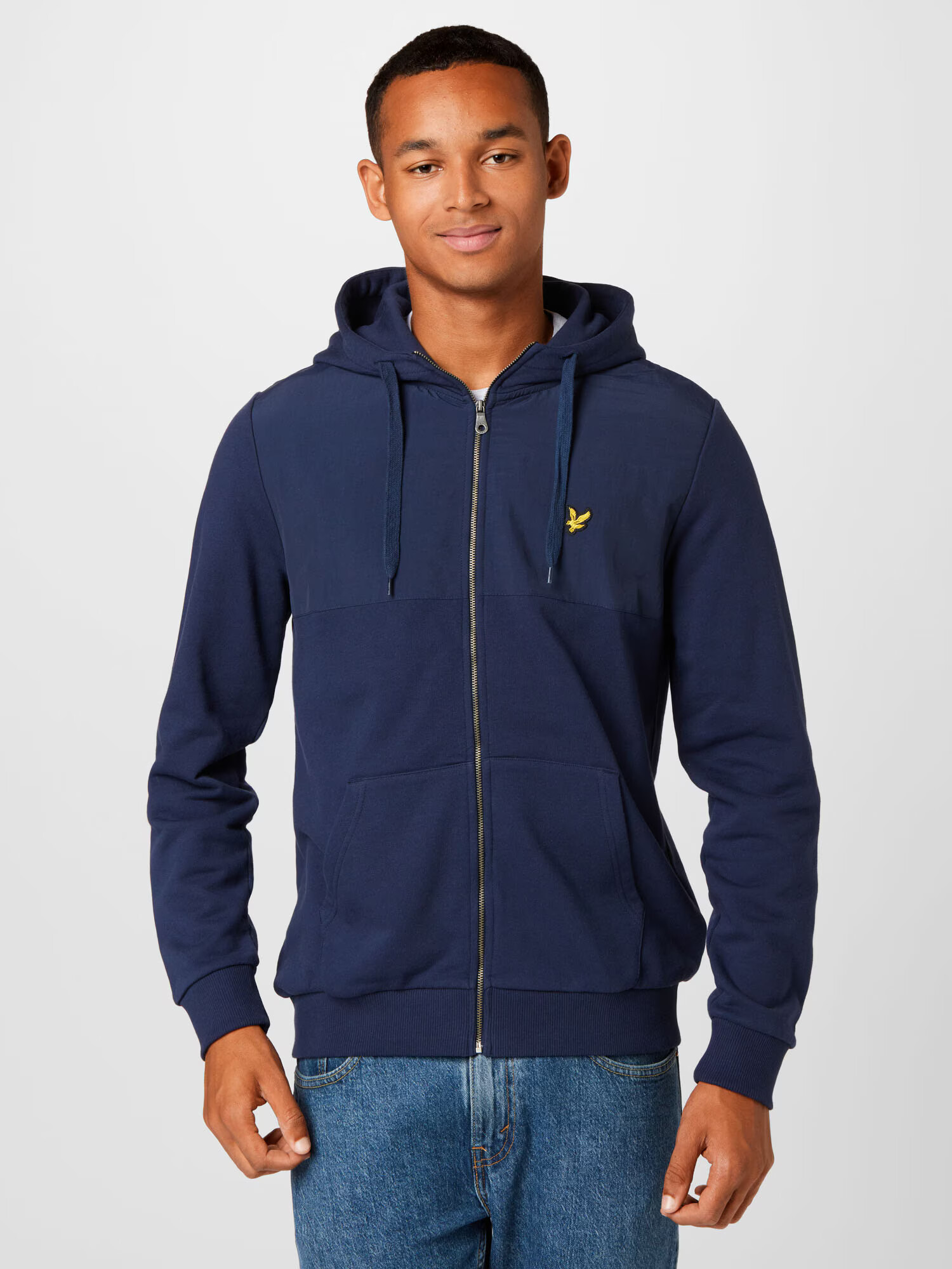 Lyle & Scott Hanorac bleumarin / galben / negru - Pled.ro