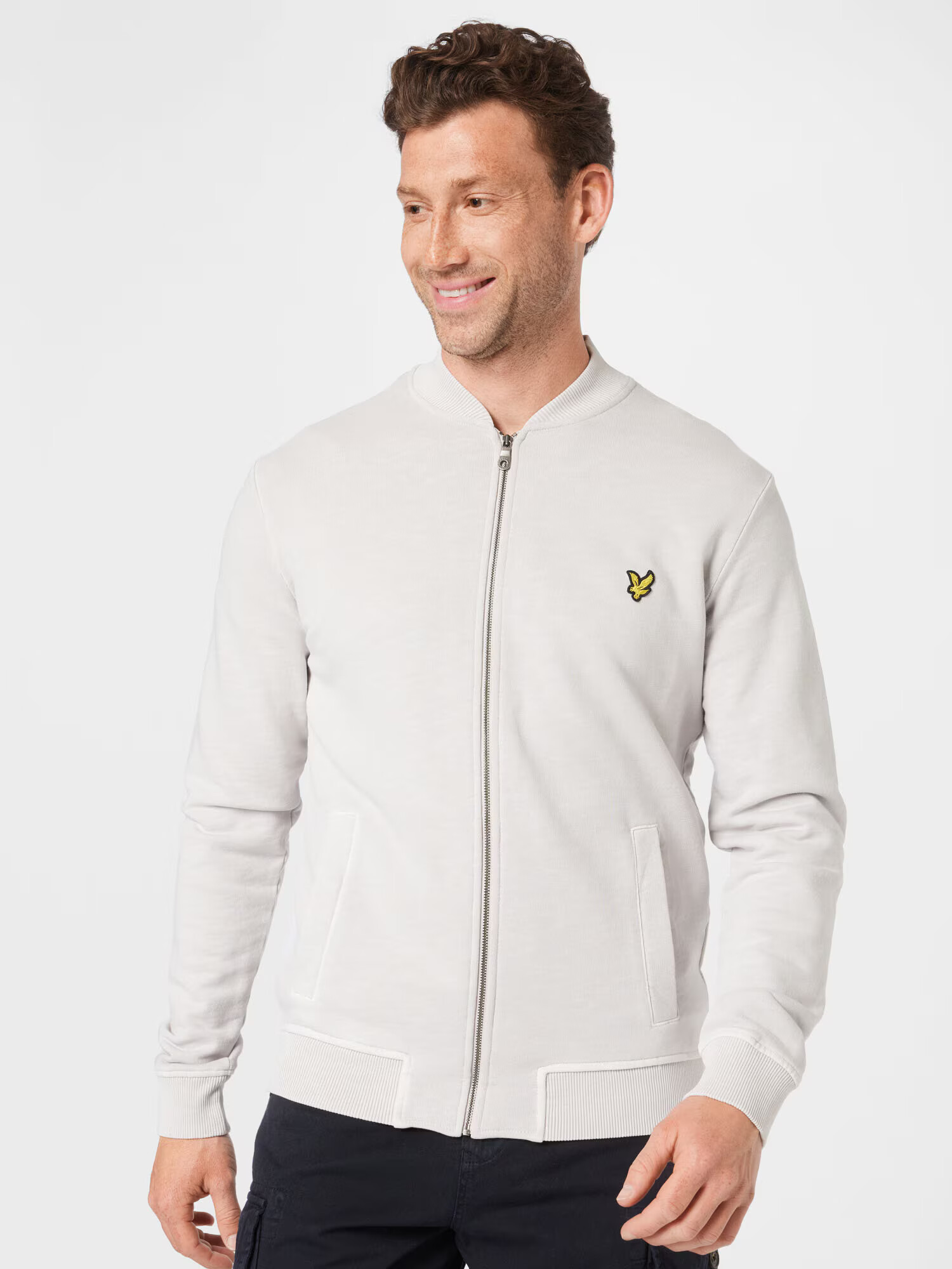 Lyle & Scott Hanorac gri deschis - Pled.ro