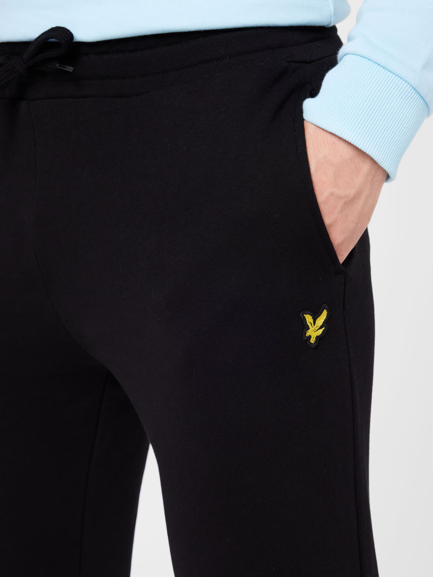 Lyle & Scott Pantaloni galben / negru - Pled.ro