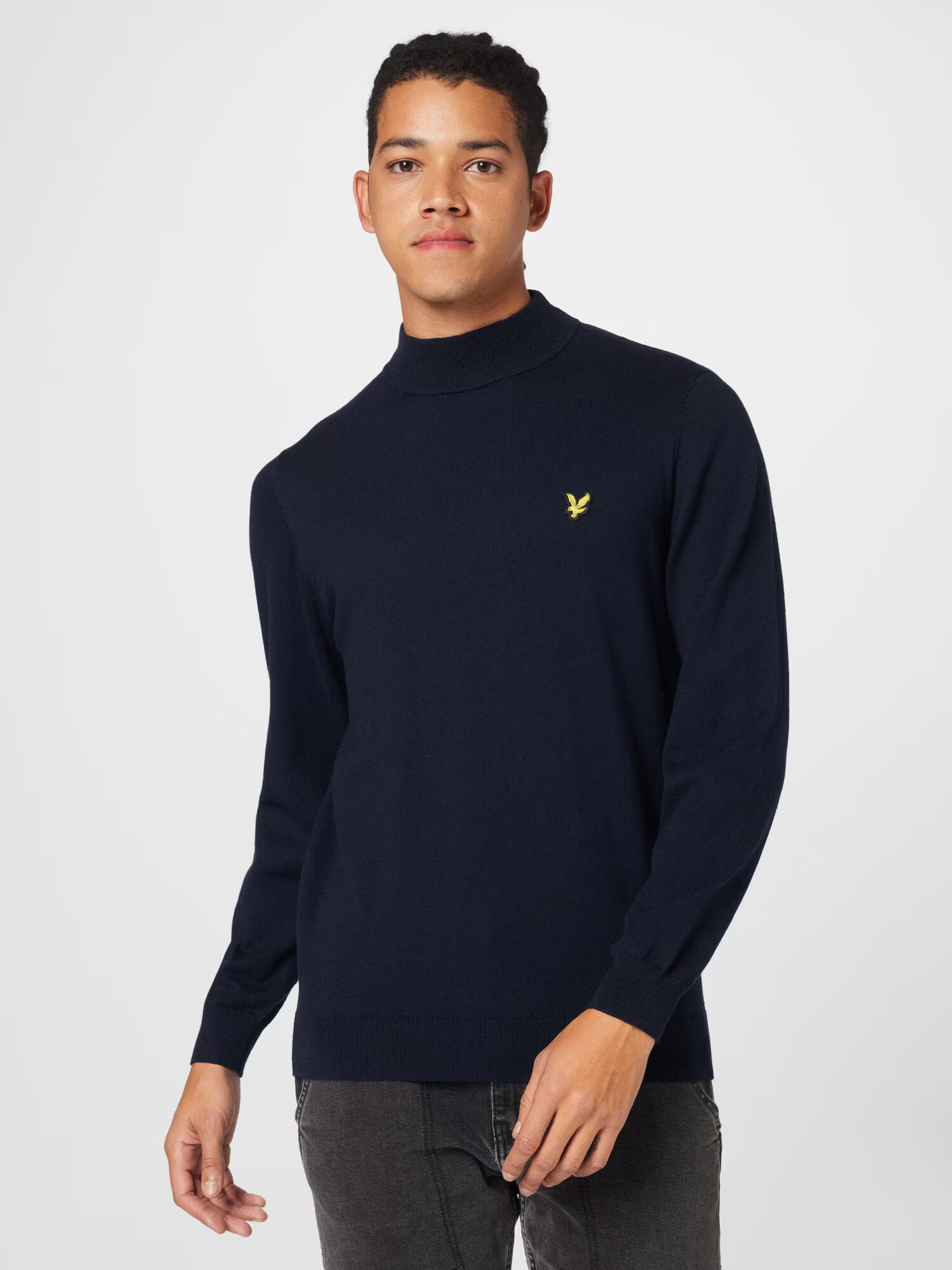 Lyle & Scott Pulover bleumarin / galben / negru - Pled.ro