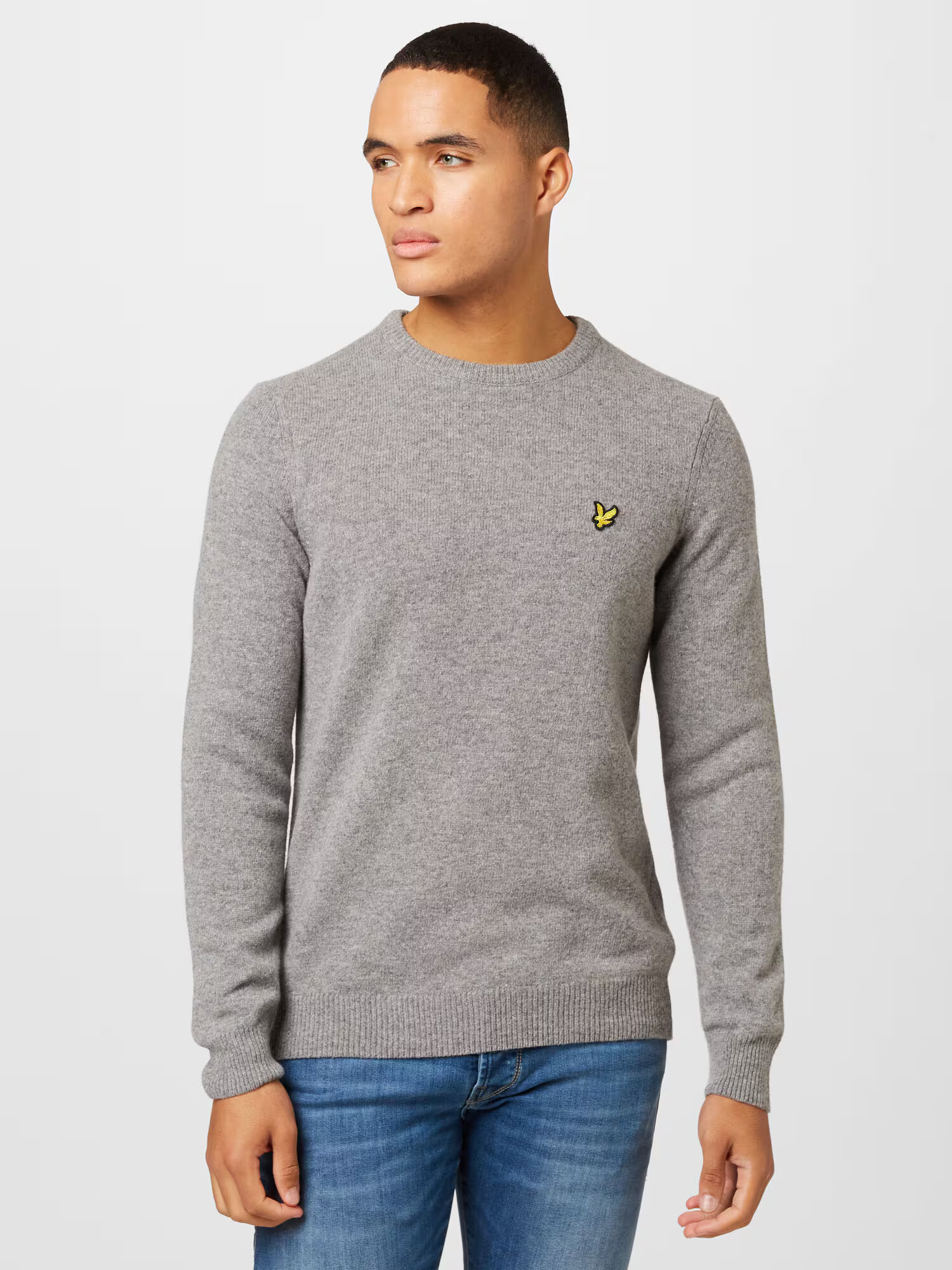 Lyle & Scott Pulover galben / pământiu / negru - Pled.ro