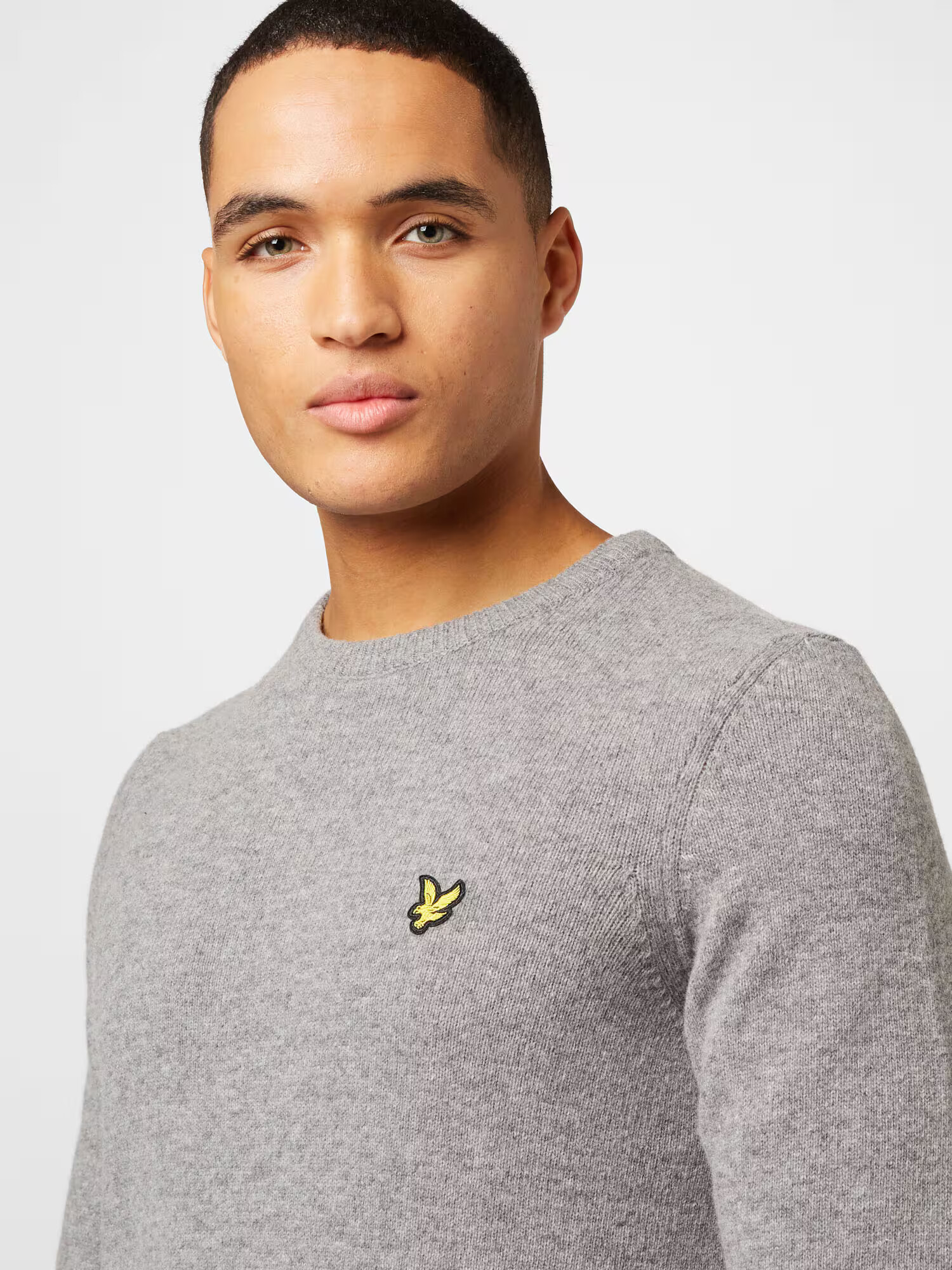 Lyle & Scott Pulover galben / pământiu / negru - Pled.ro