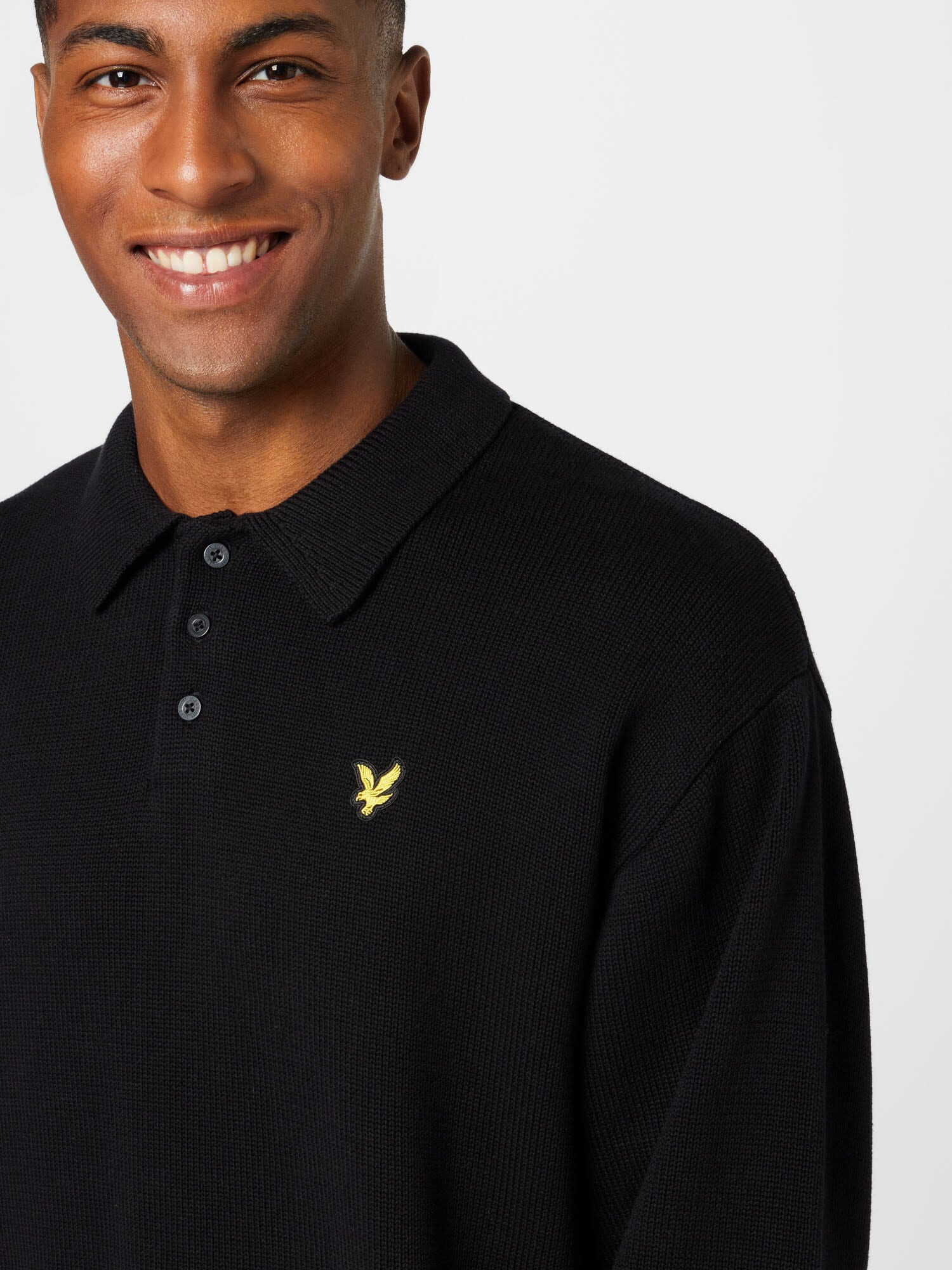 Lyle & Scott Pulover galben / negru - Pled.ro