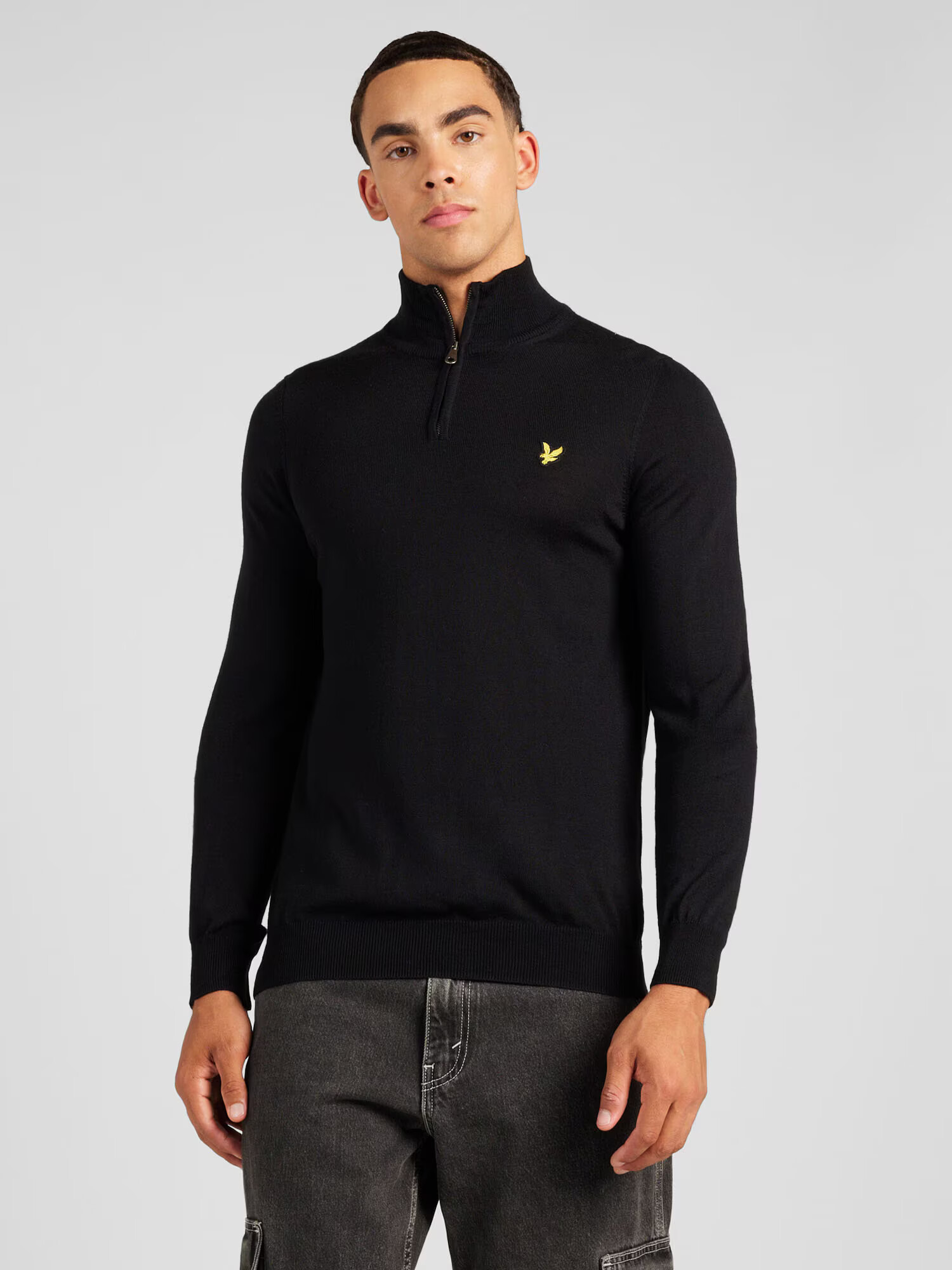 Lyle & Scott Pulover galben / negru - Pled.ro