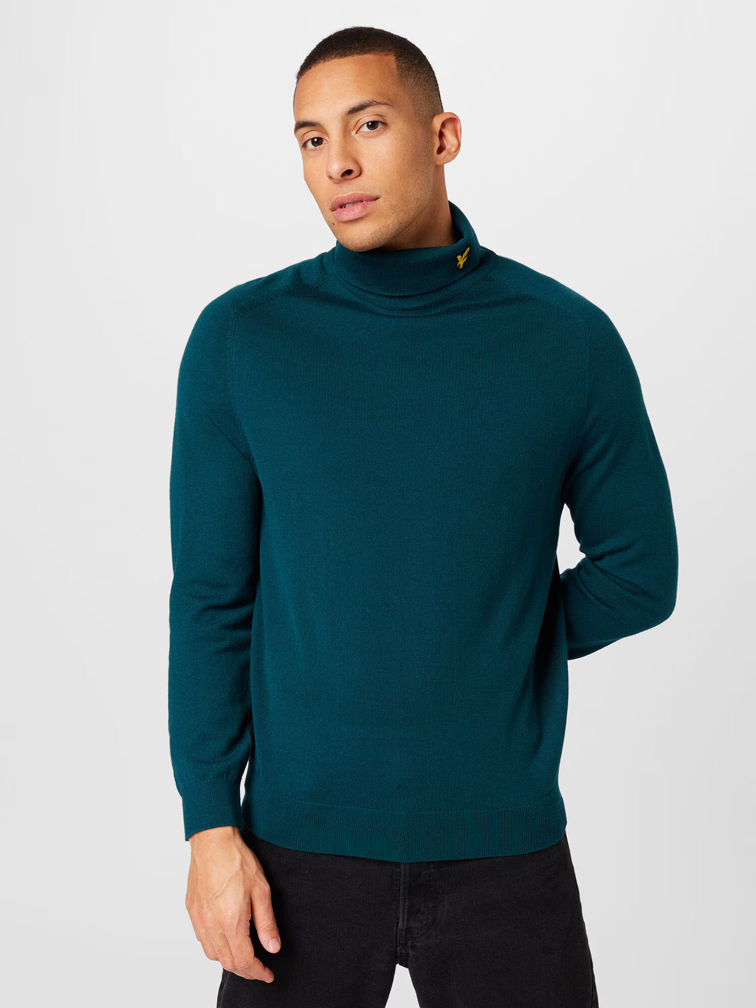 Lyle & Scott Pulover galben / verde smarald - Pled.ro