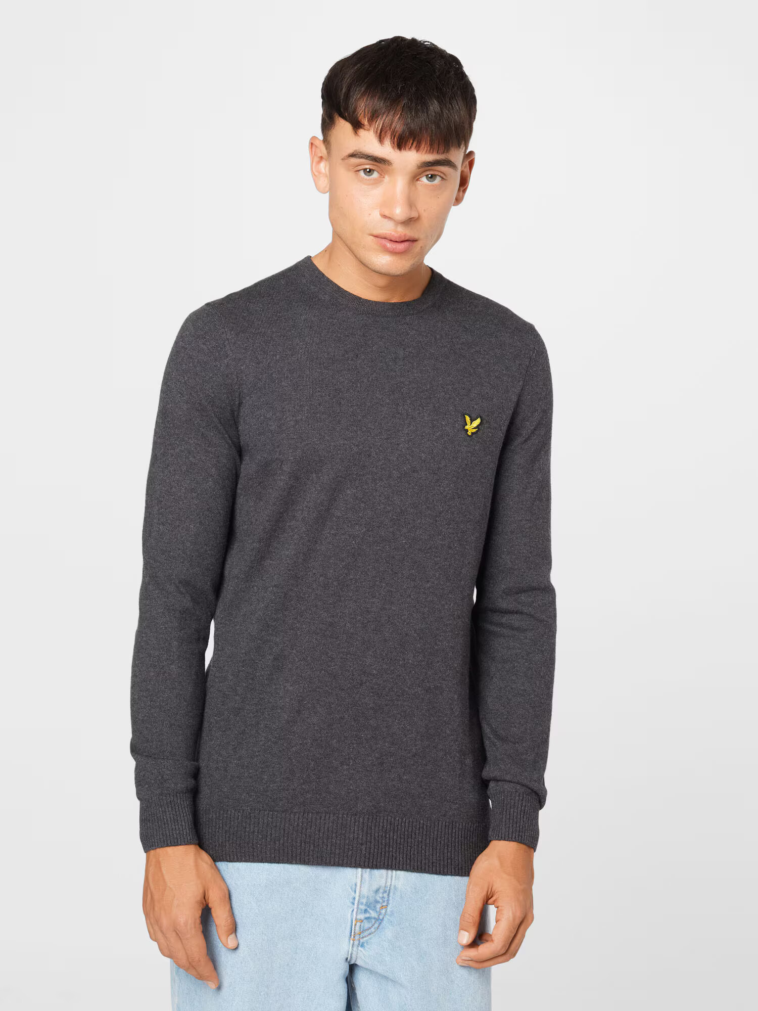 Lyle & Scott Pulover gri închis - Pled.ro