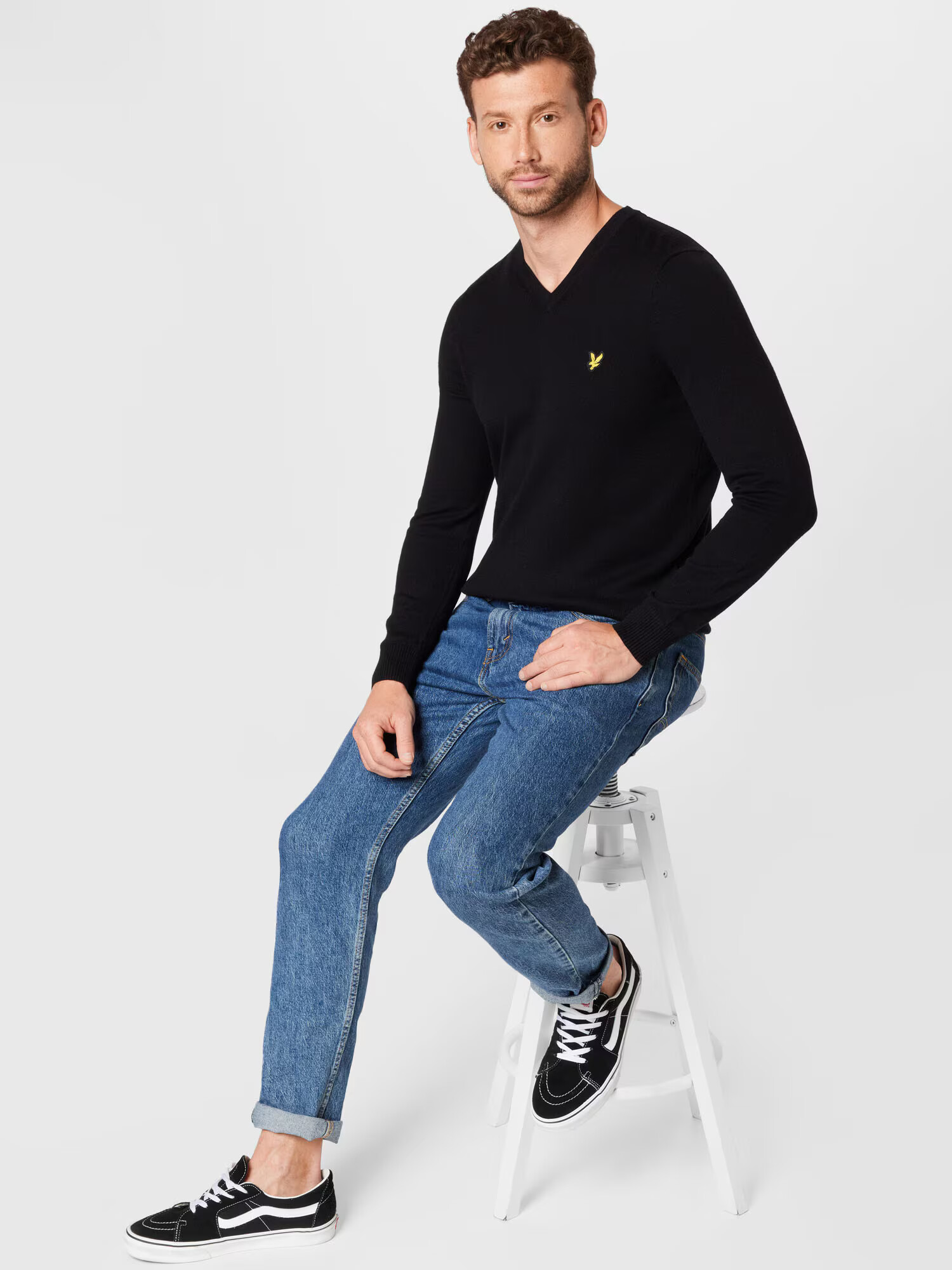 Lyle & Scott Pulover negru - Pled.ro