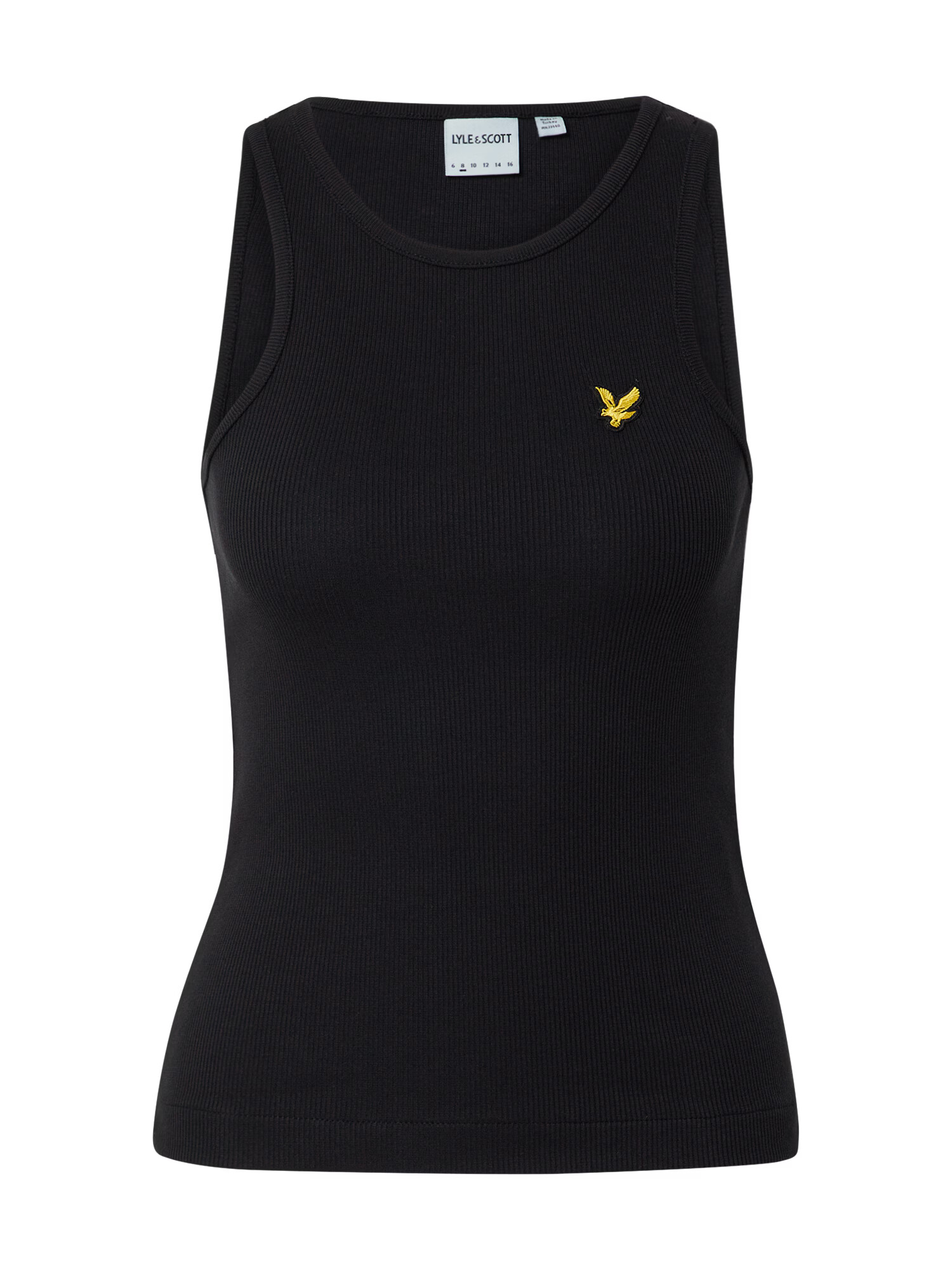 Lyle & Scott Top 'Vest' galben / negru - Pled.ro