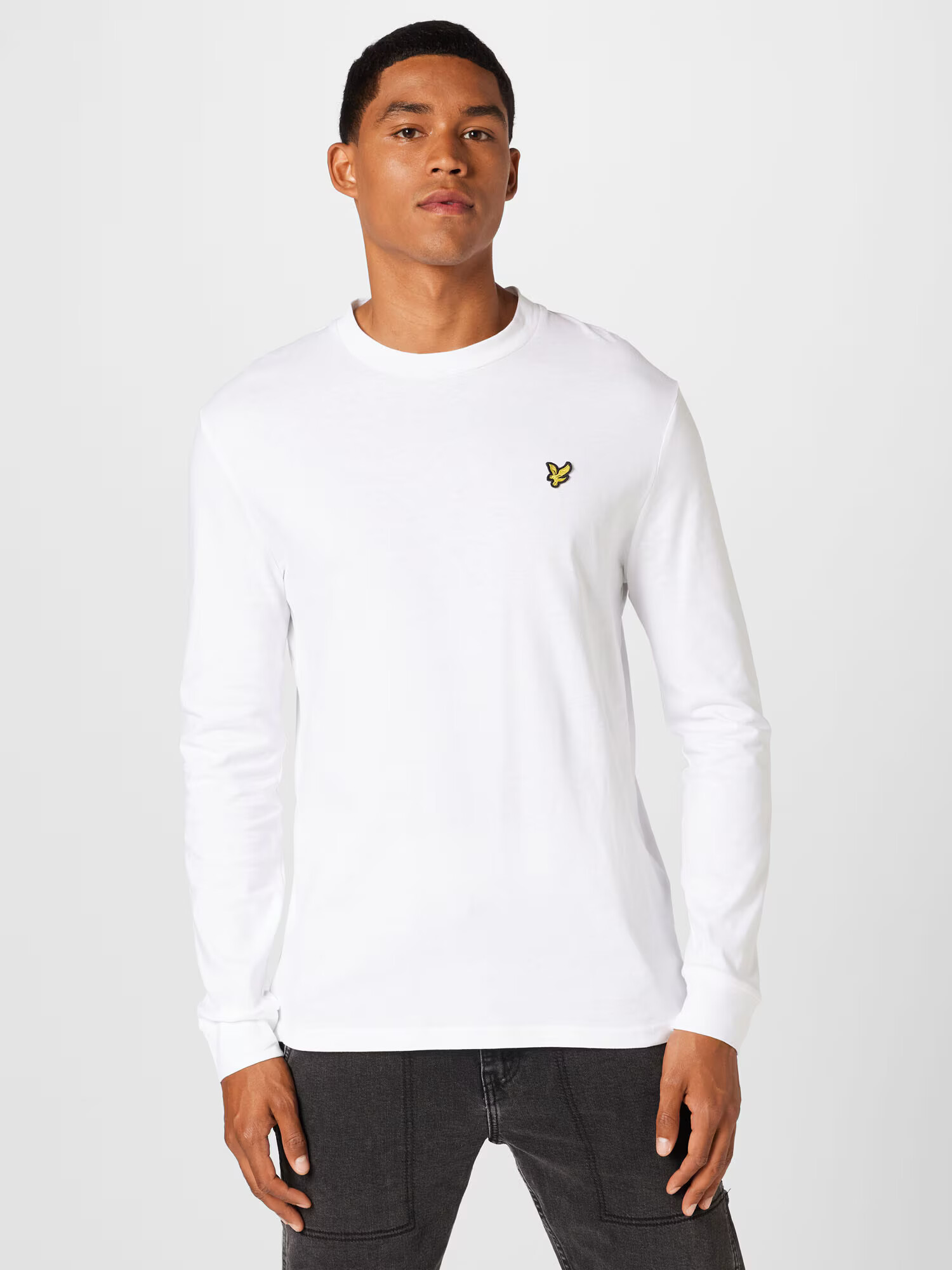 Lyle & Scott Tricou albastru noapte / galben / alb - Pled.ro