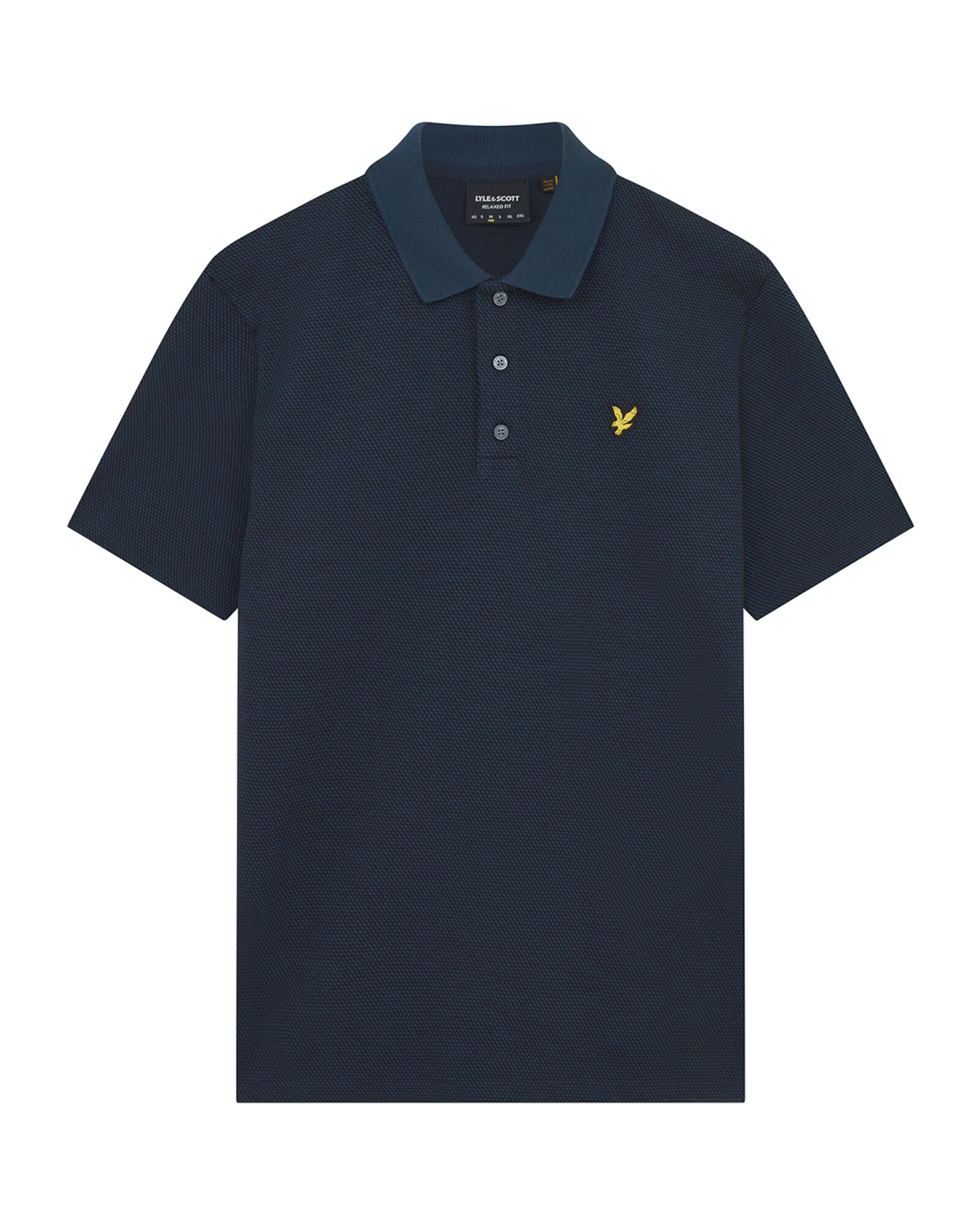 Lyle & Scott Tricou albastru noapte / galben / negru - Pled.ro