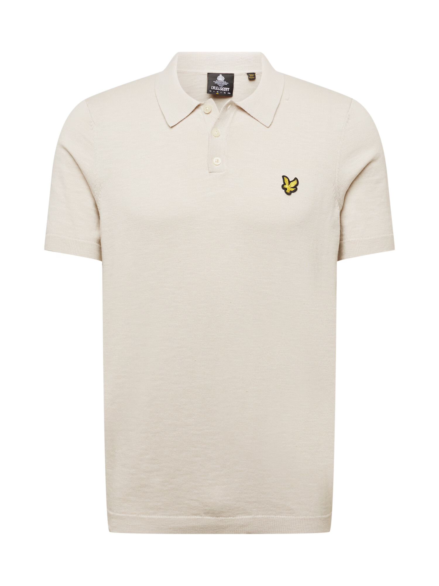 Lyle & Scott Tricou bej / galben / negru - Pled.ro