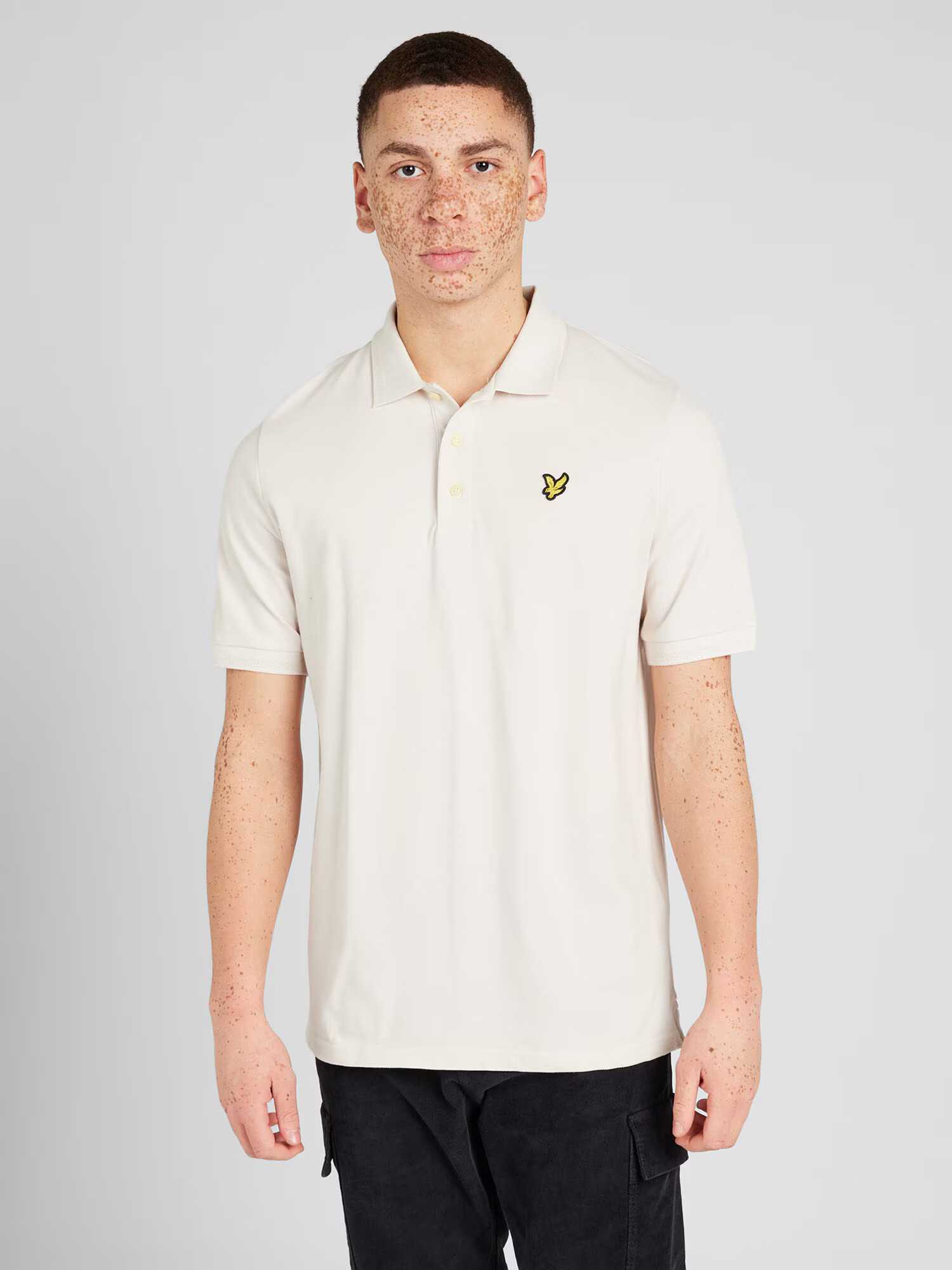 Lyle & Scott Tricou crem / galben - Pled.ro