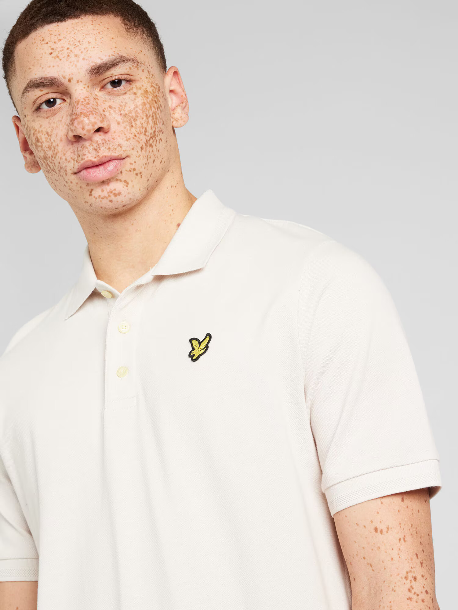 Lyle & Scott Tricou crem / galben - Pled.ro