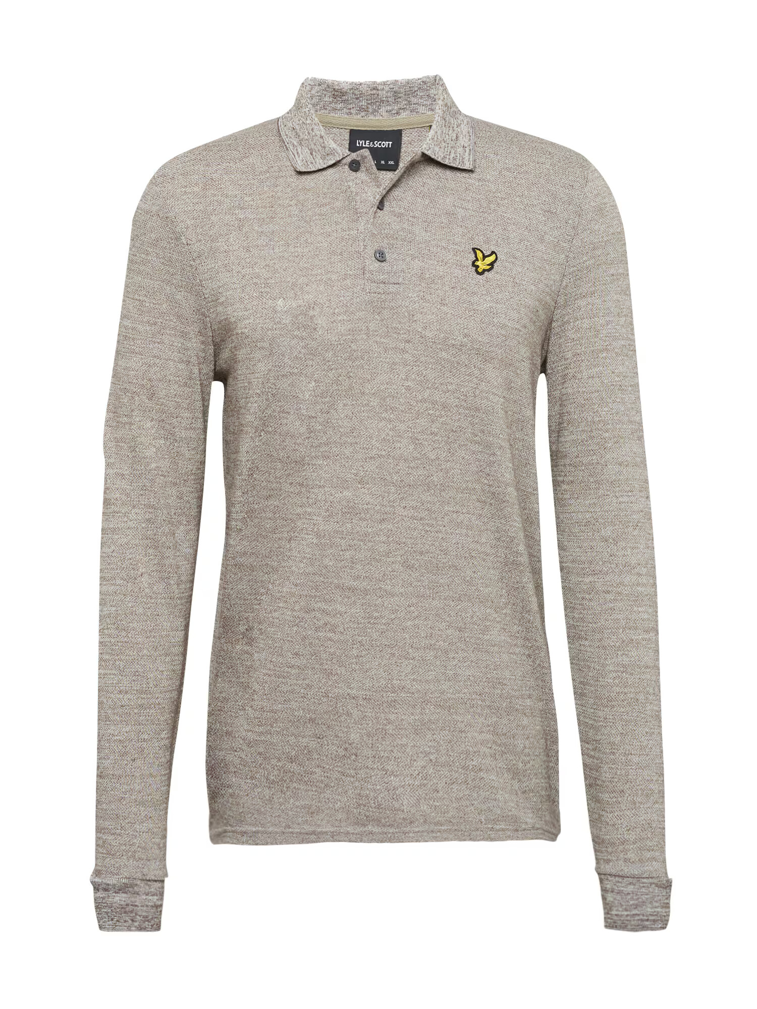 Lyle & Scott Tricou 'End on End' galben / kaki / negru - Pled.ro