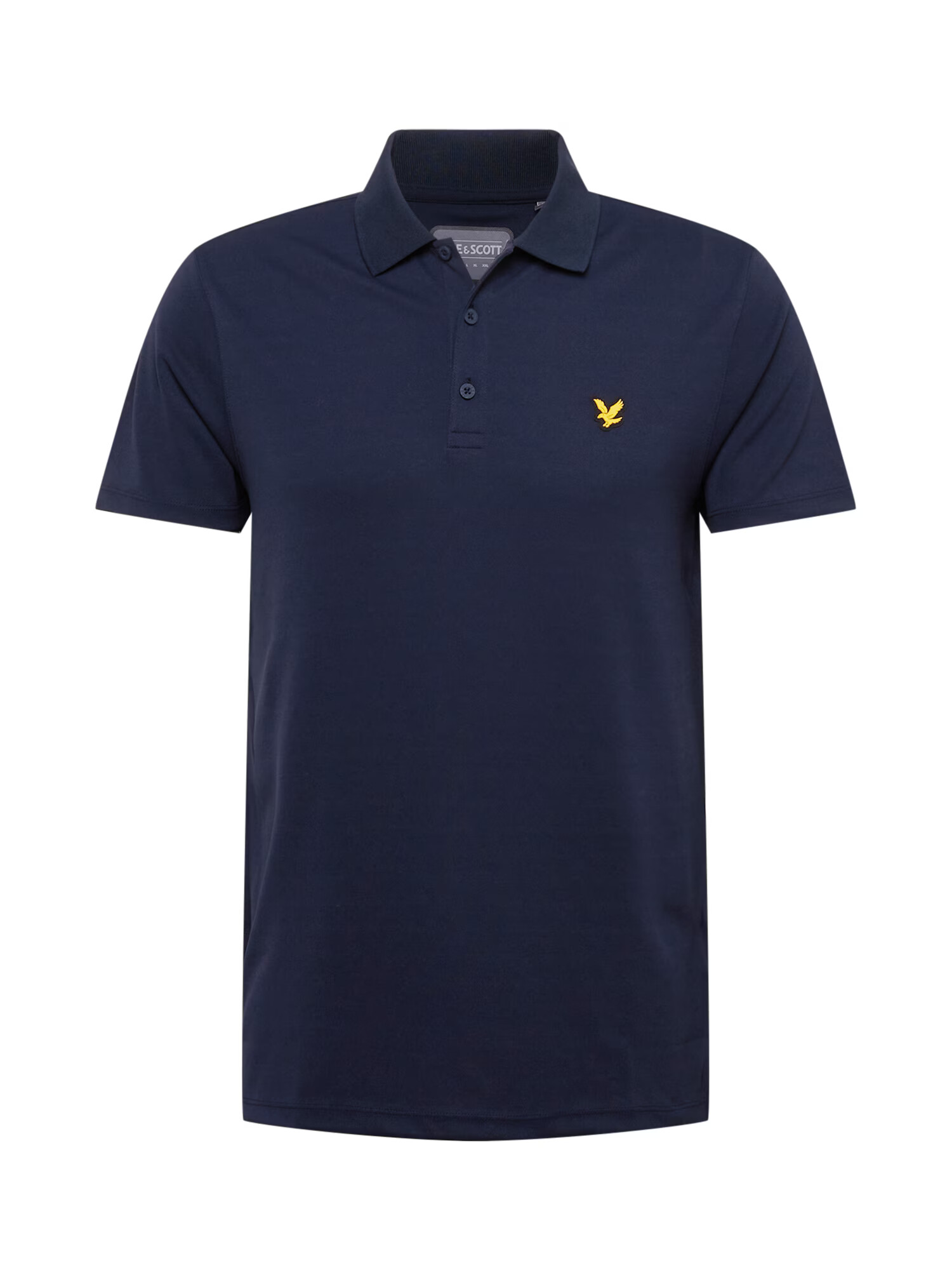 Lyle & Scott Tricou funcțional bleumarin / galben auriu - Pled.ro