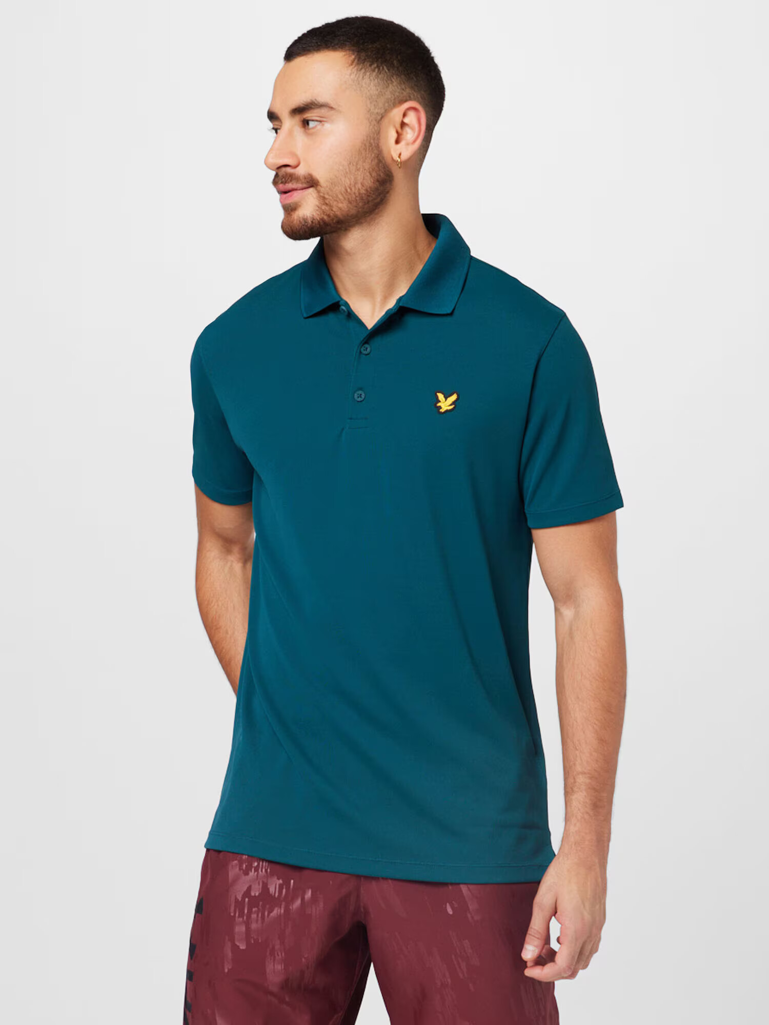 Lyle & Scott Tricou galben auriu / verde / negru - Pled.ro