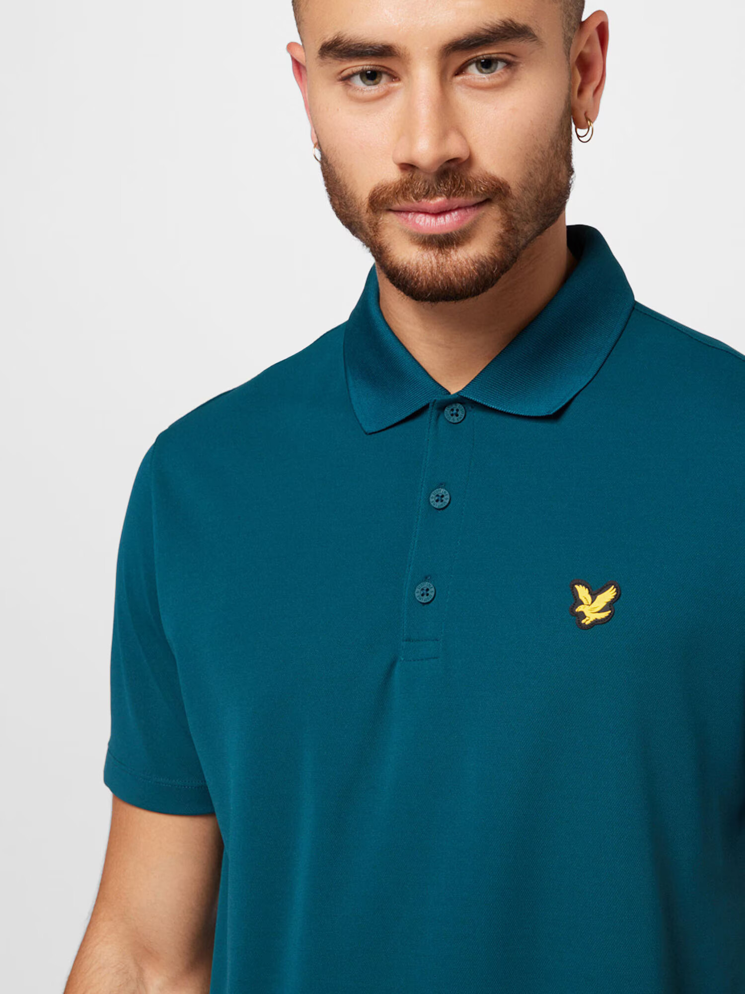 Lyle & Scott Tricou galben auriu / verde / negru - Pled.ro