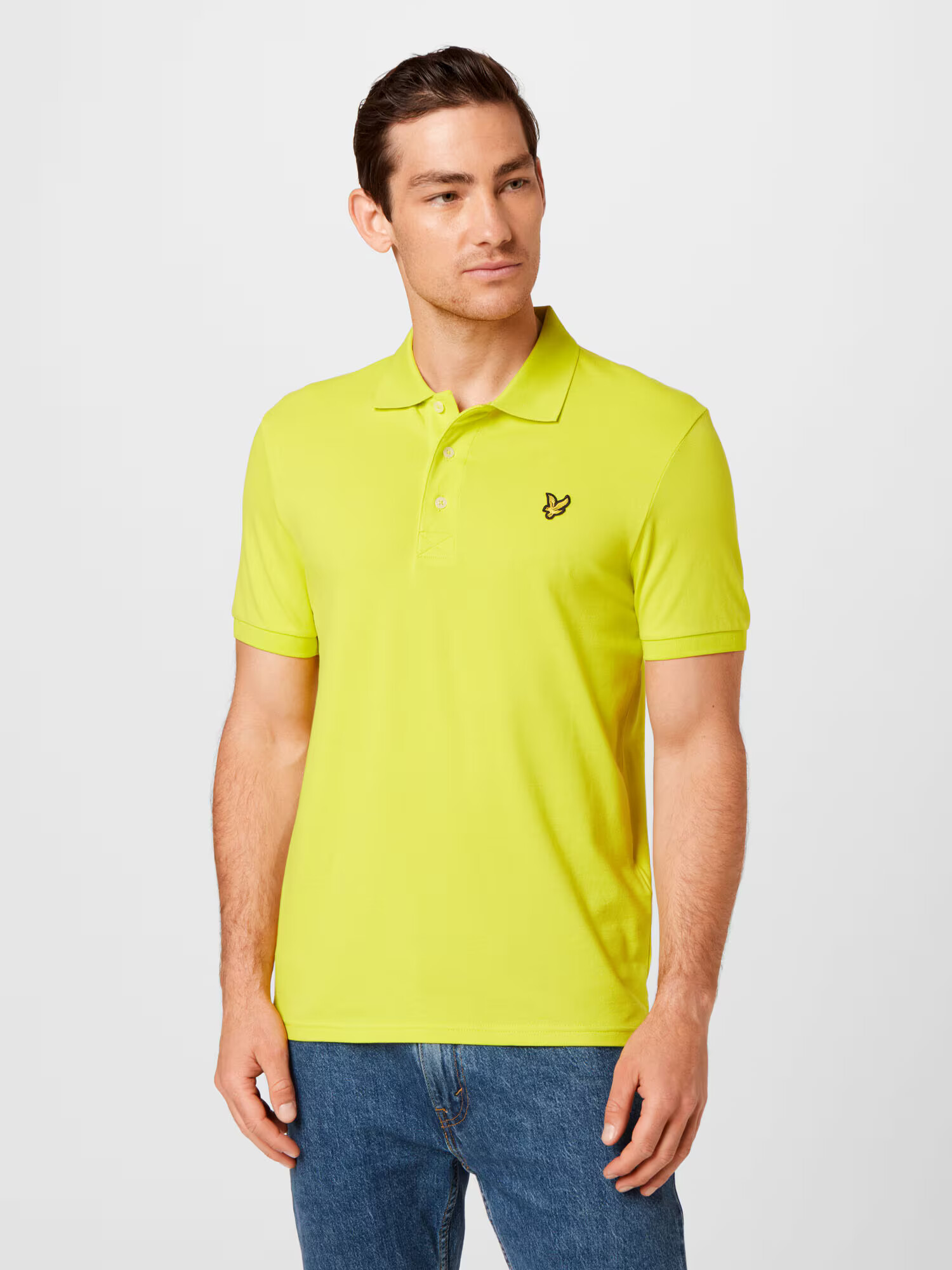 Lyle & Scott Tricou galben / negru - Pled.ro