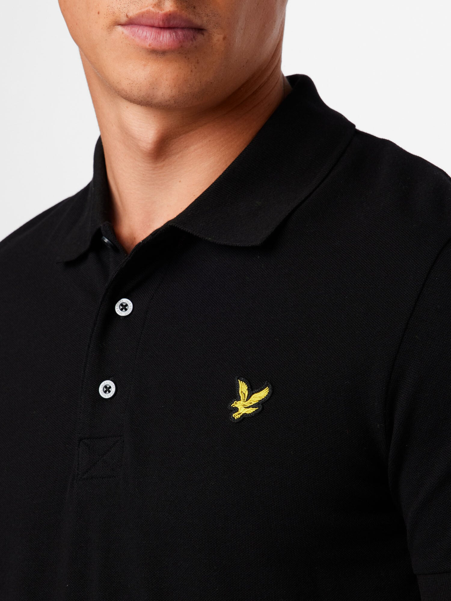 Lyle & Scott Tricou galben / negru - Pled.ro