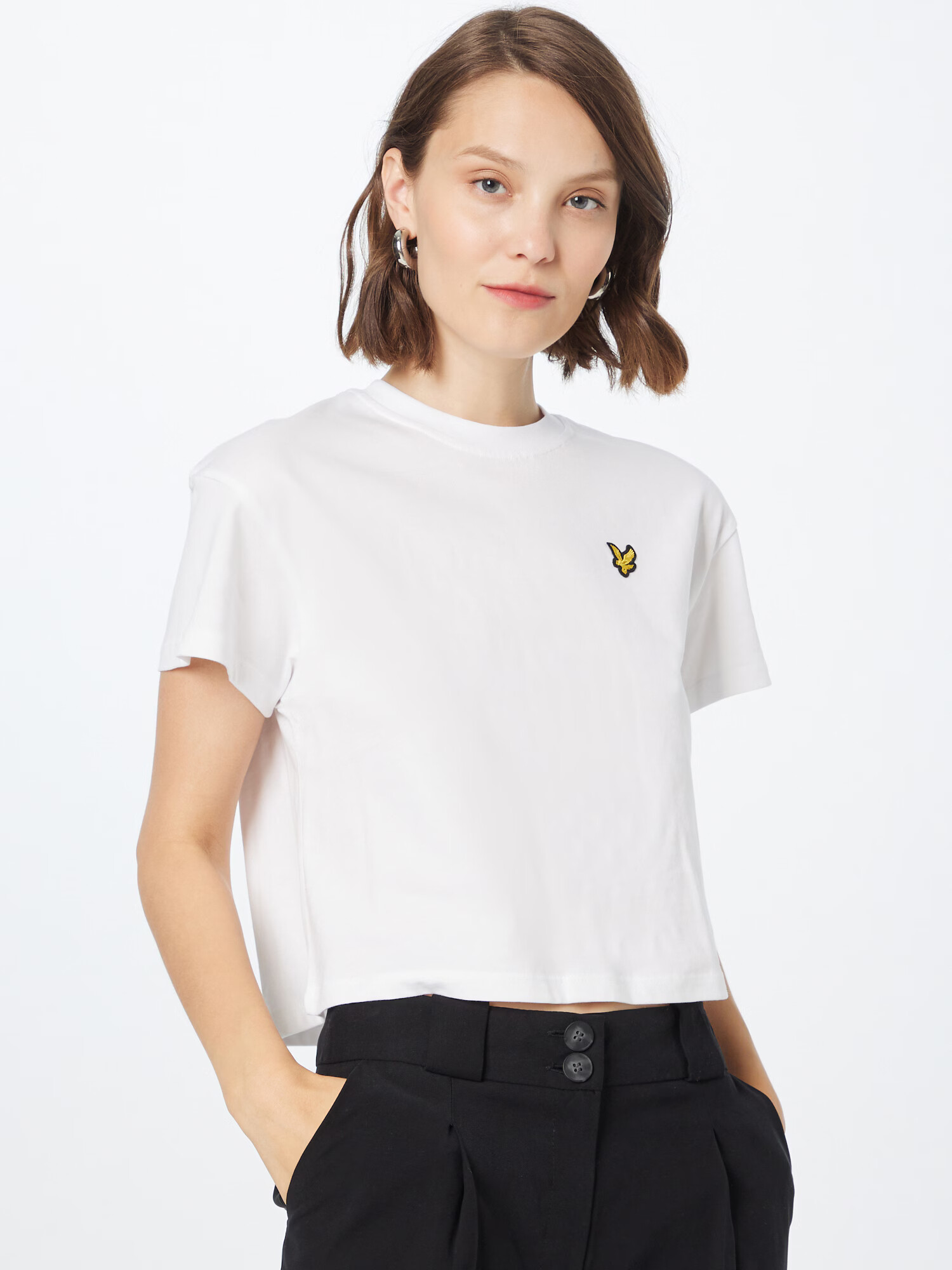 Lyle & Scott Tricou galben / negru / alb natural - Pled.ro