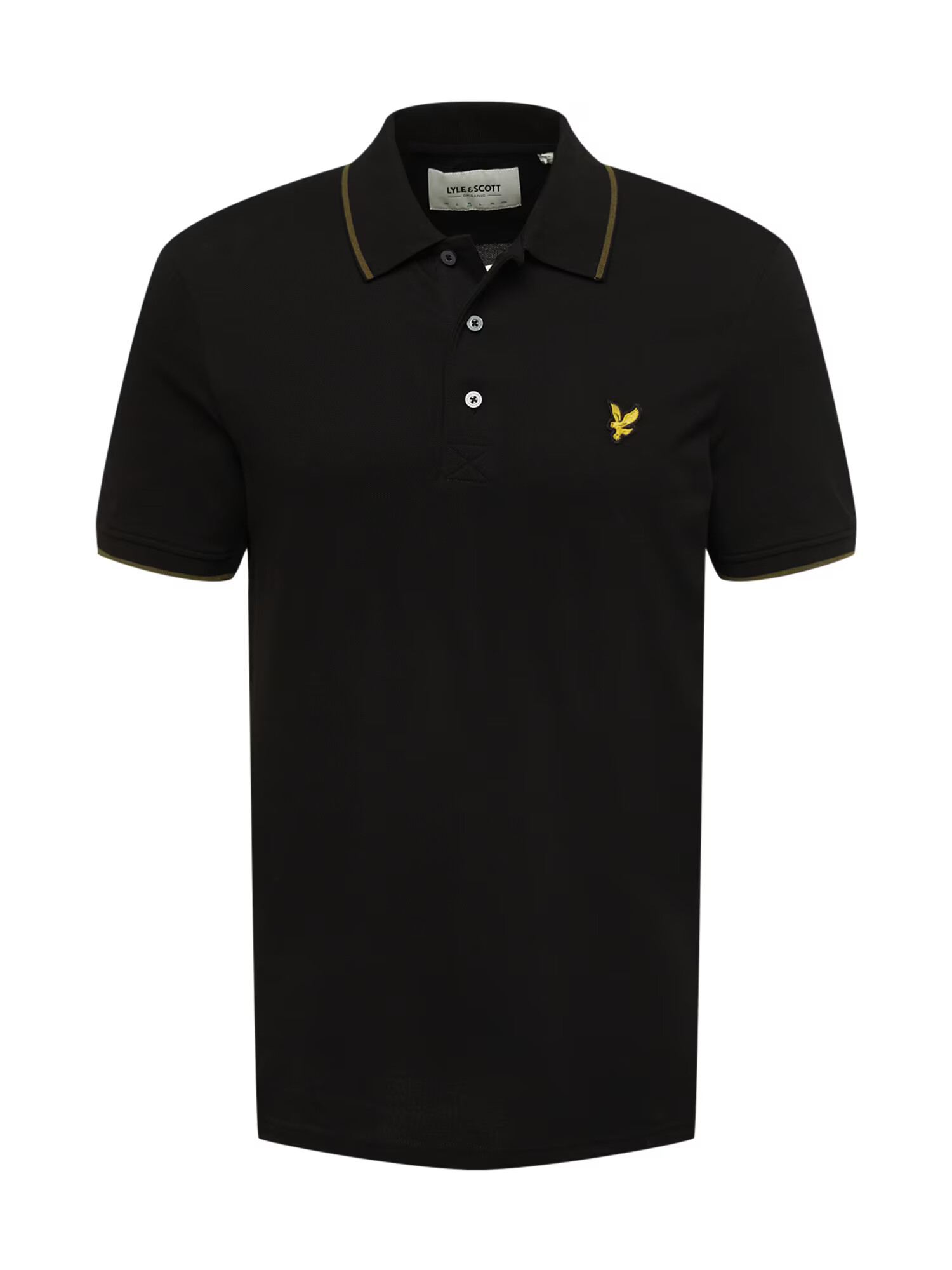 Lyle & Scott Tricou galben / oliv / negru - Pled.ro