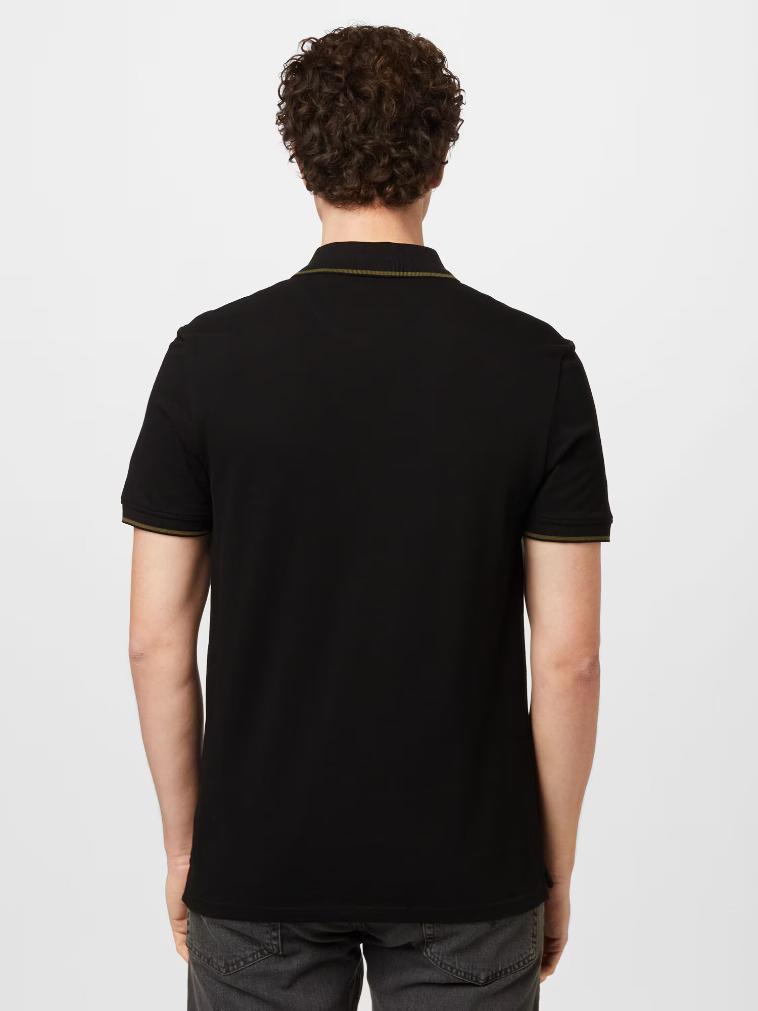 Lyle & Scott Tricou galben / oliv / negru - Pled.ro