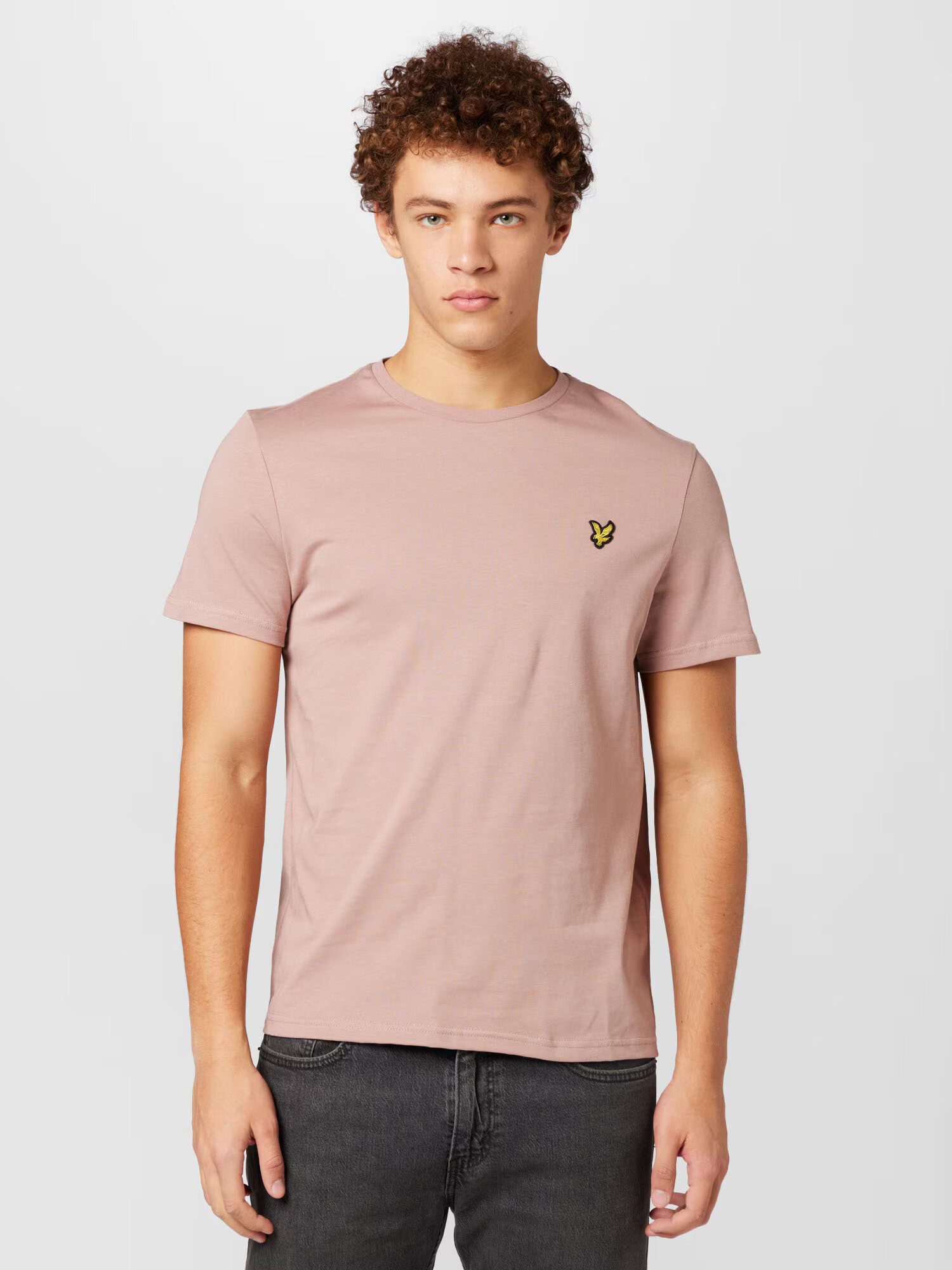 Lyle & Scott Tricou galben / roz pudră - Pled.ro