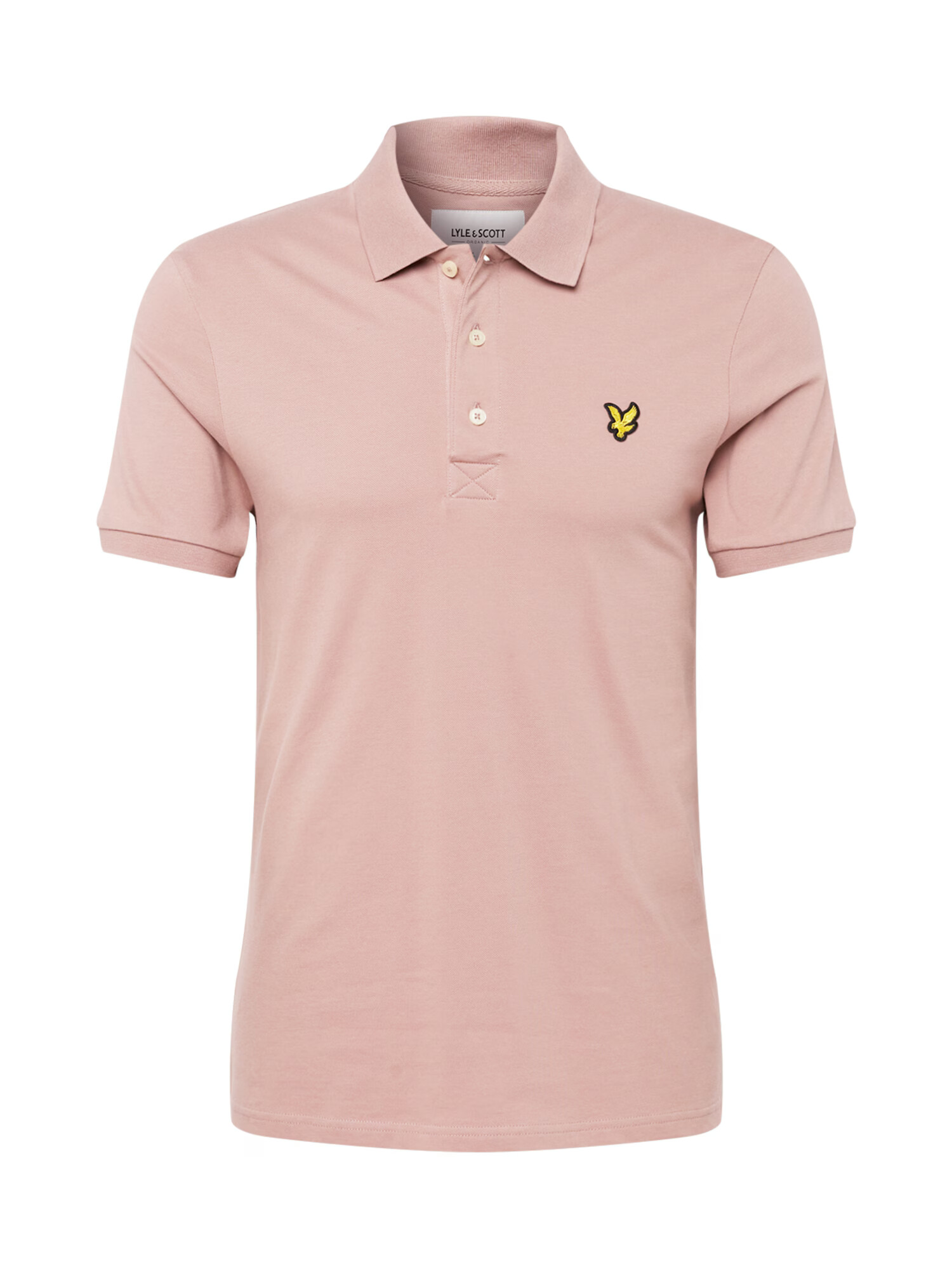 Lyle & Scott Tricou galben / roz pudră / negru - Pled.ro