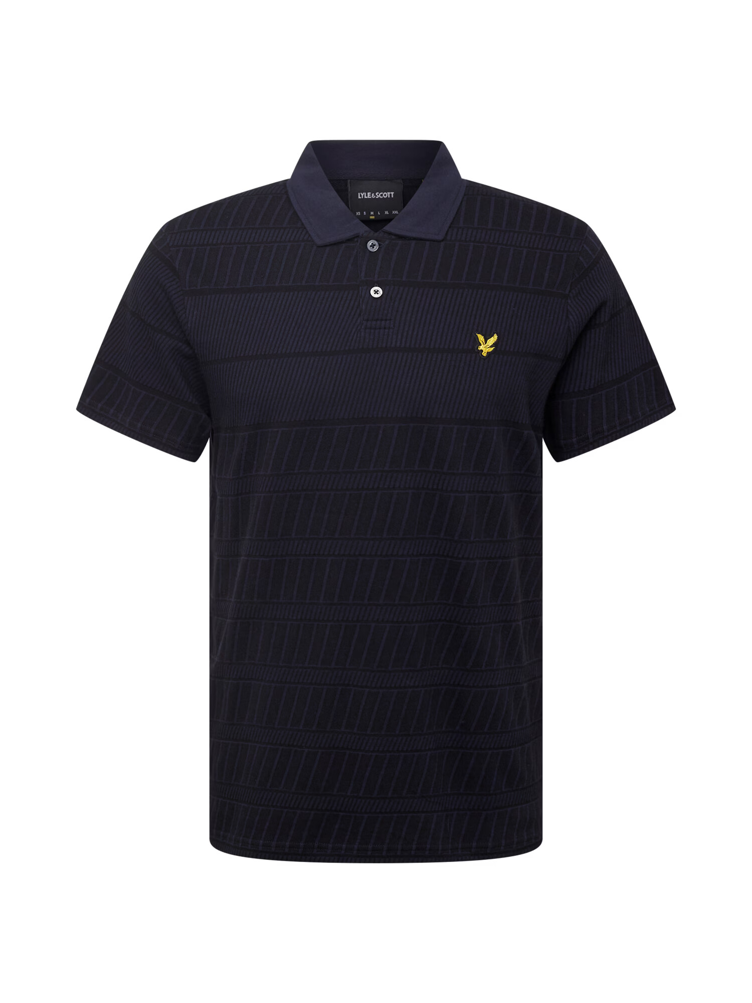 Lyle & Scott Tricou 'Grid' bleumarin / albastru noapte / galben / negru - Pled.ro