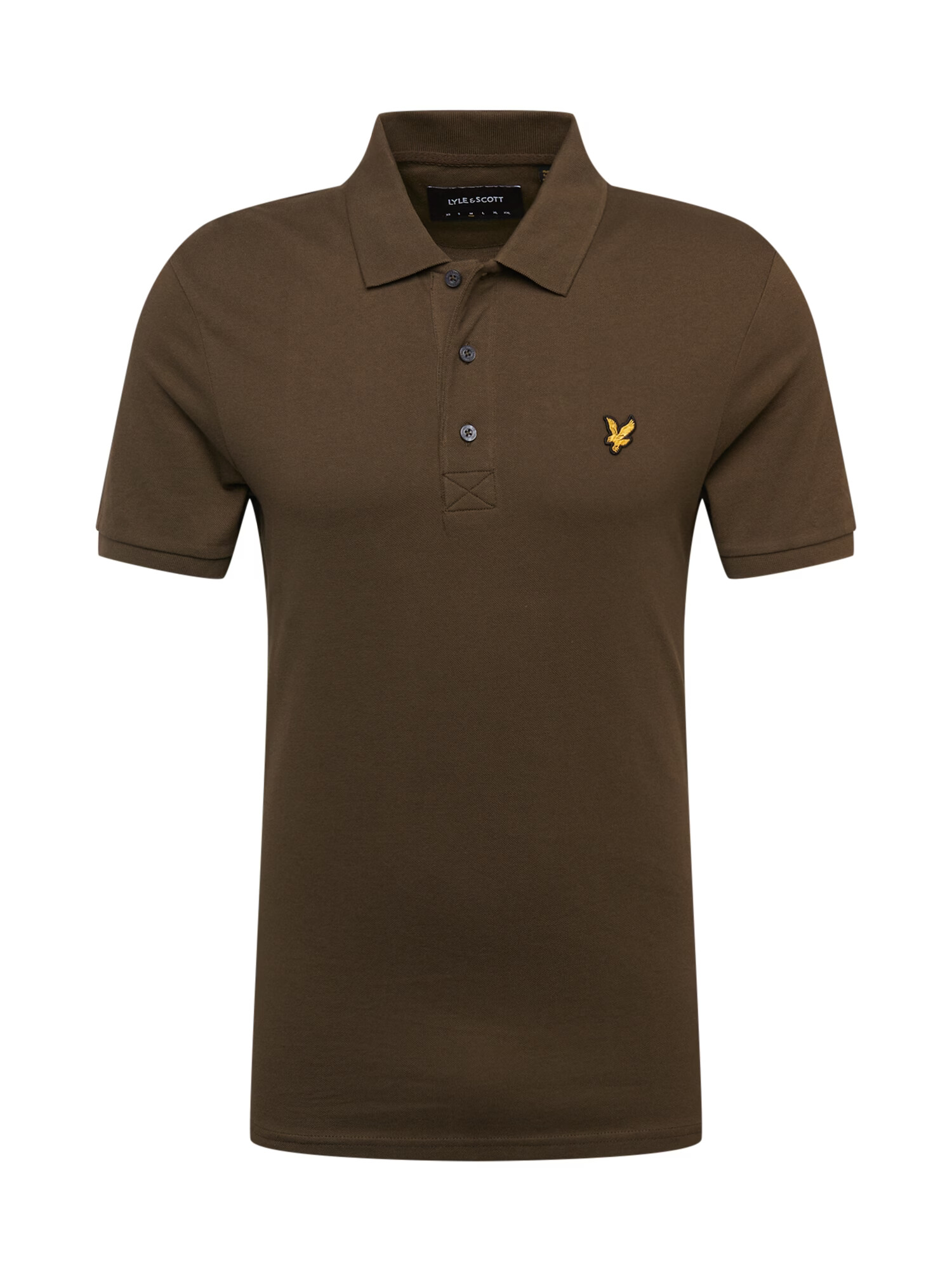 Lyle & Scott Tricou maro închis / galben - Pled.ro