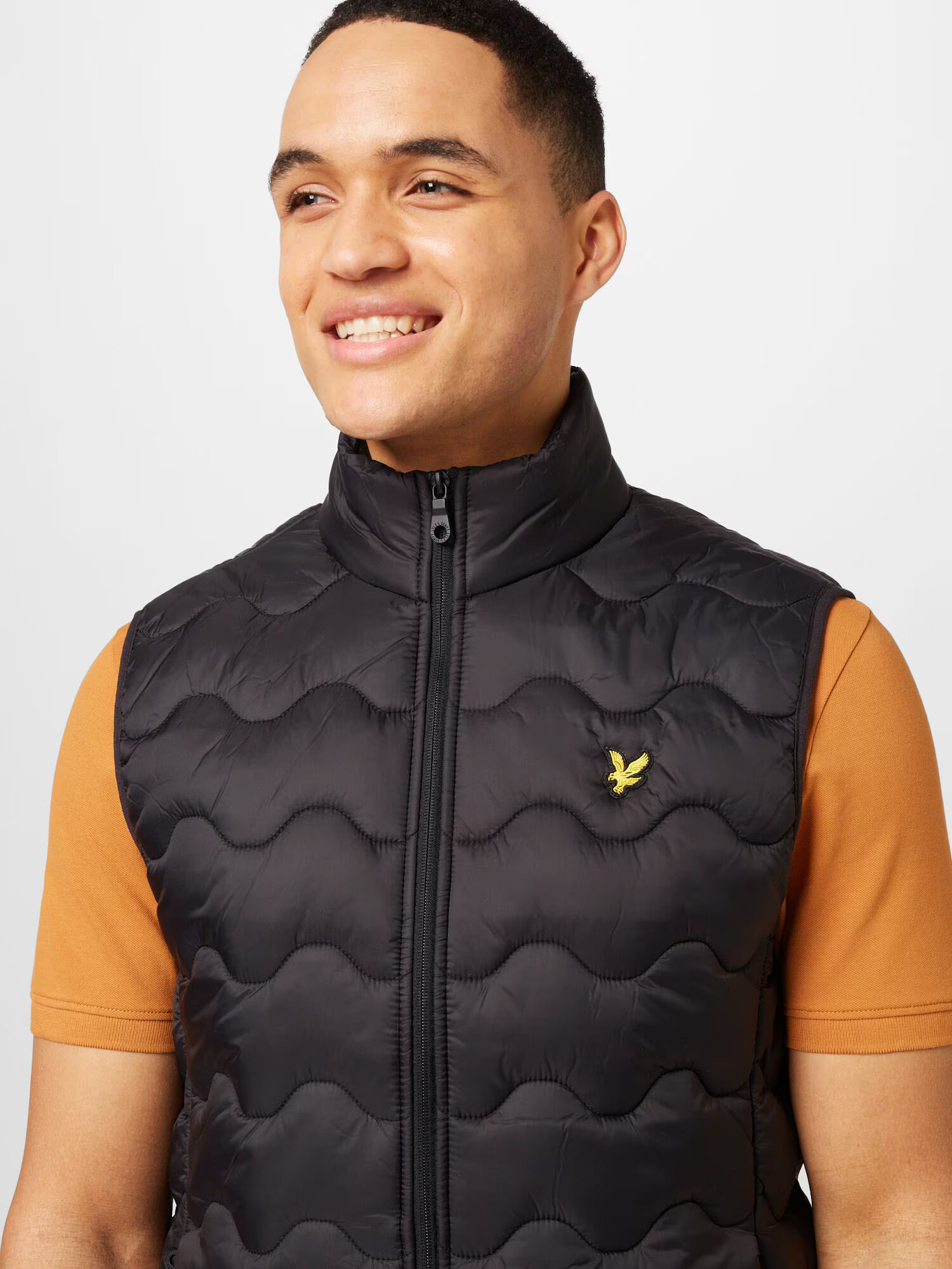 Lyle & Scott Vestă galben / negru - Pled.ro