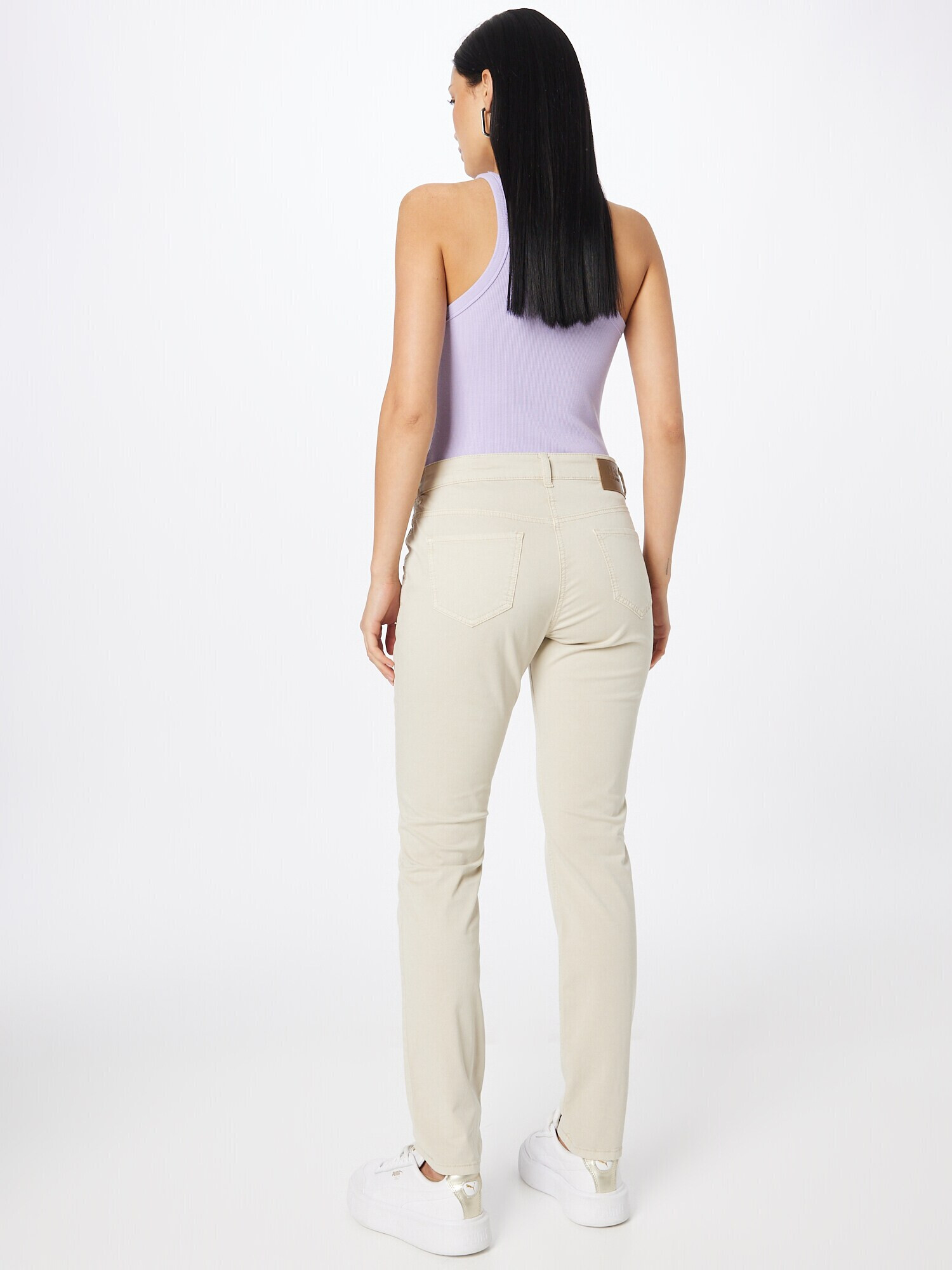 MAC Pantaloni alb kitt - Pled.ro