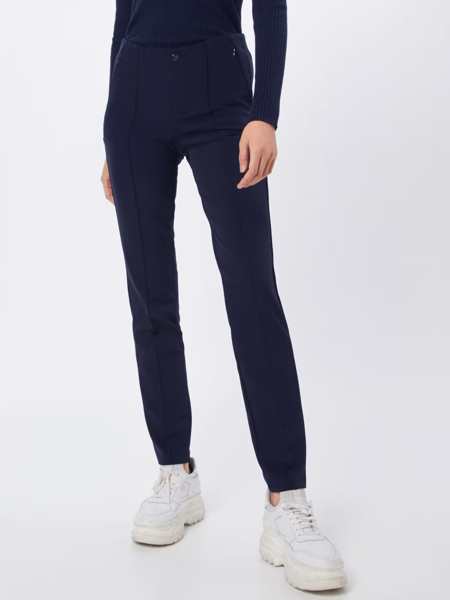 MAC Pantaloni 'Anna' bleumarin - Pled.ro