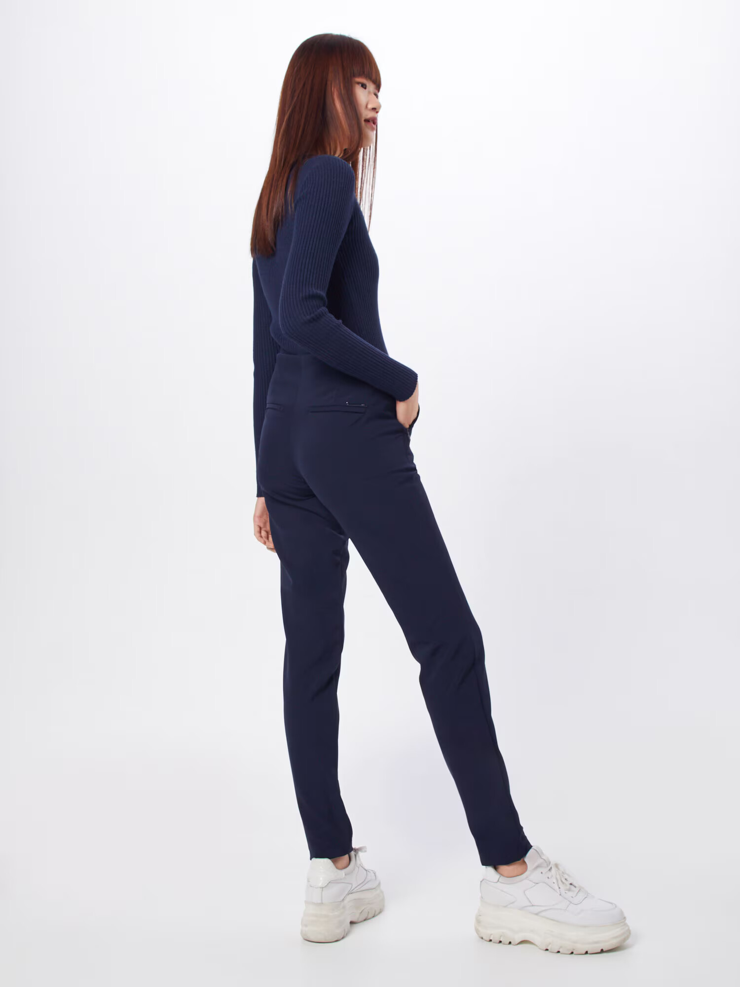 MAC Pantaloni 'Anna' bleumarin - Pled.ro