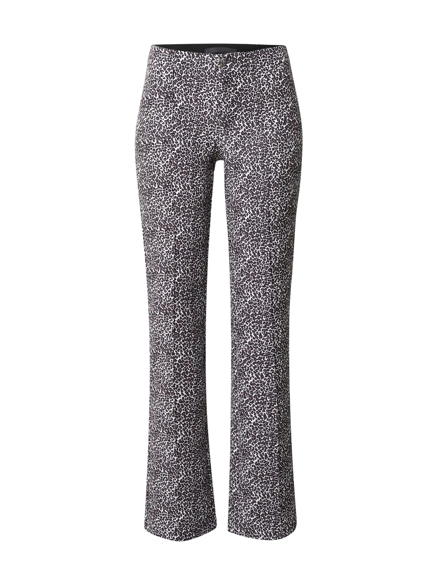 MAC Pantaloni 'ANNA' gri / gri taupe / alb - Pled.ro