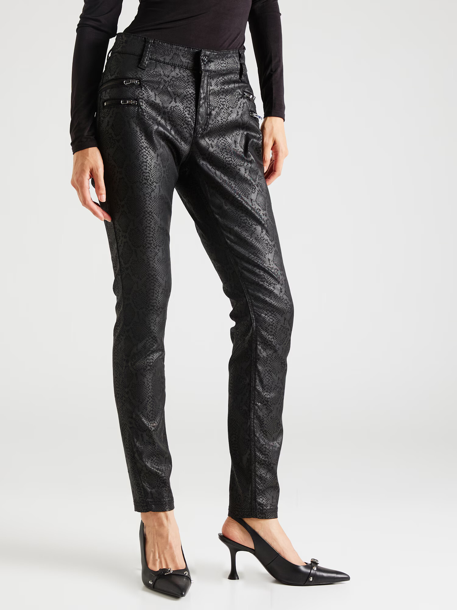 MAC Pantaloni negru - Pled.ro