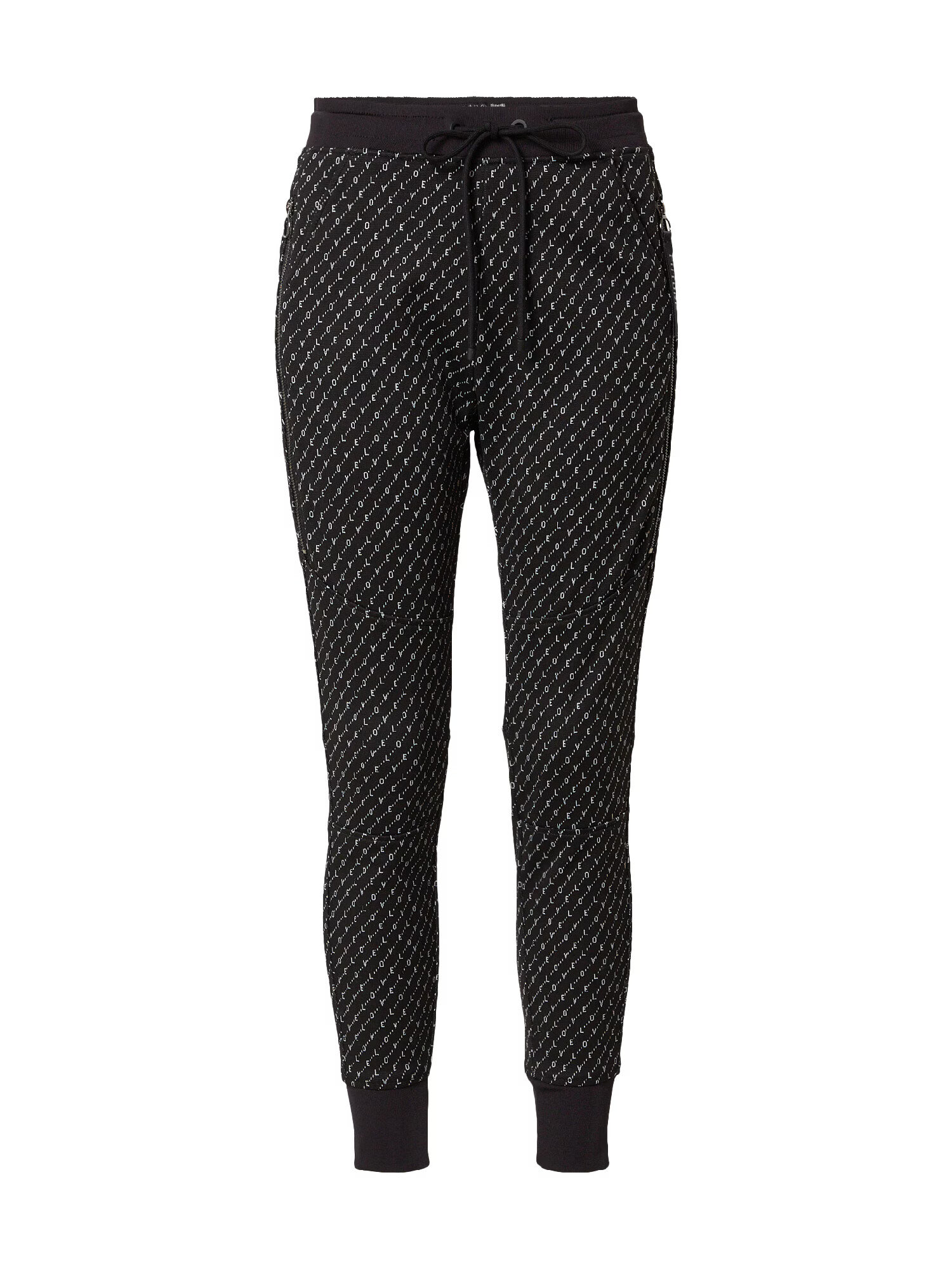 MAC Pantaloni negru / alb - Pled.ro