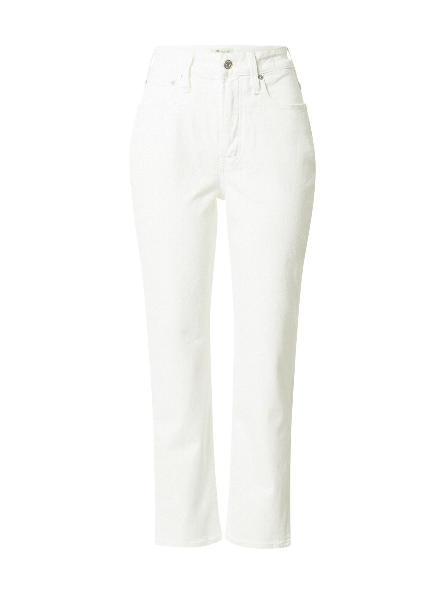 Madewell Jeans alb denim - Pled.ro