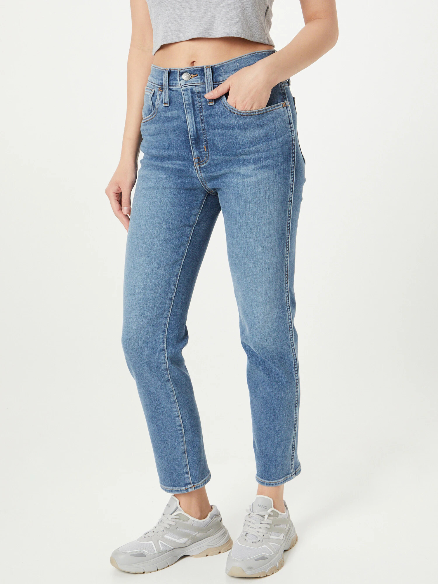 Madewell Jeans albastru denim - Pled.ro