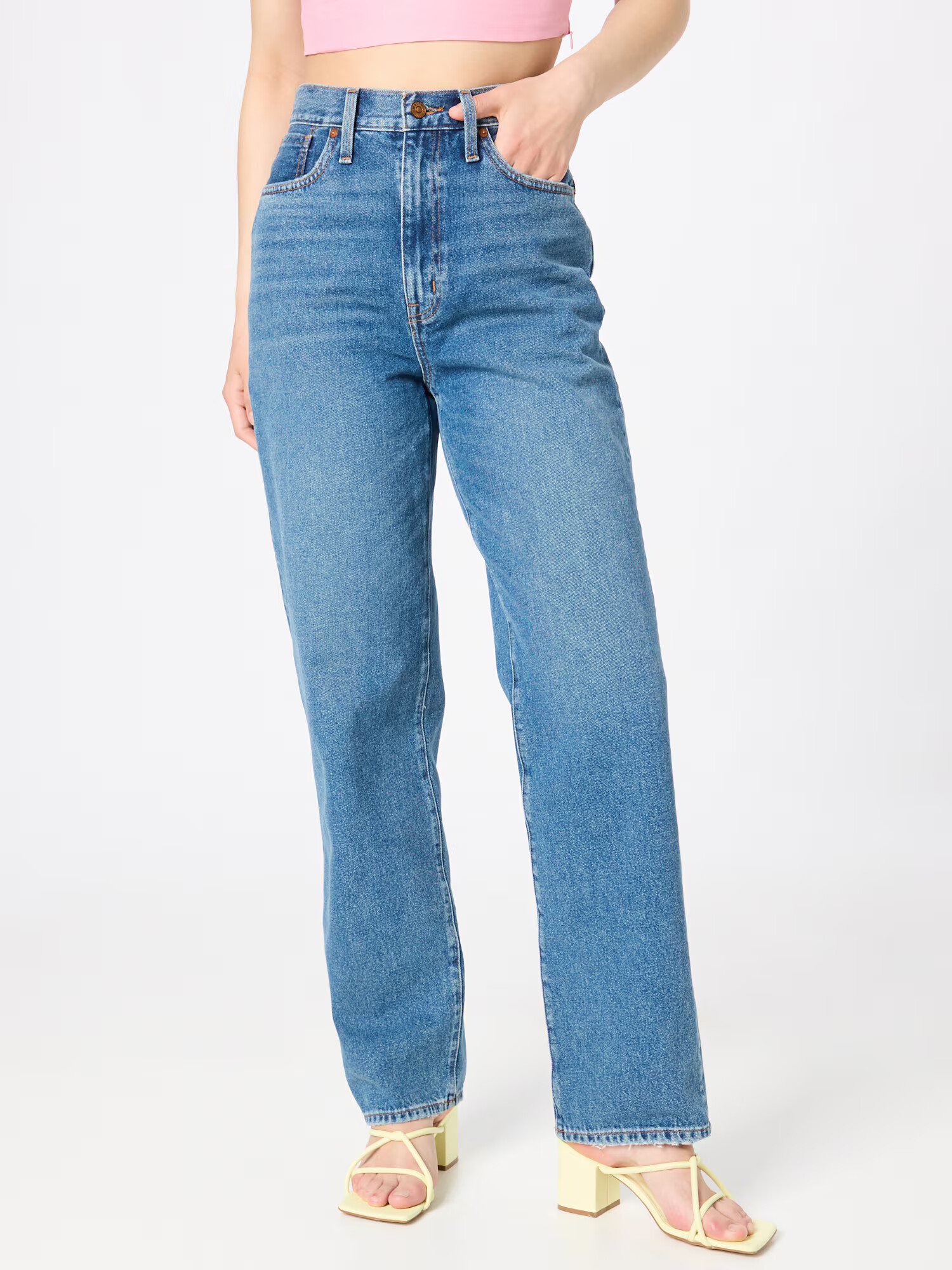 Madewell Jeans albastru denim - Pled.ro