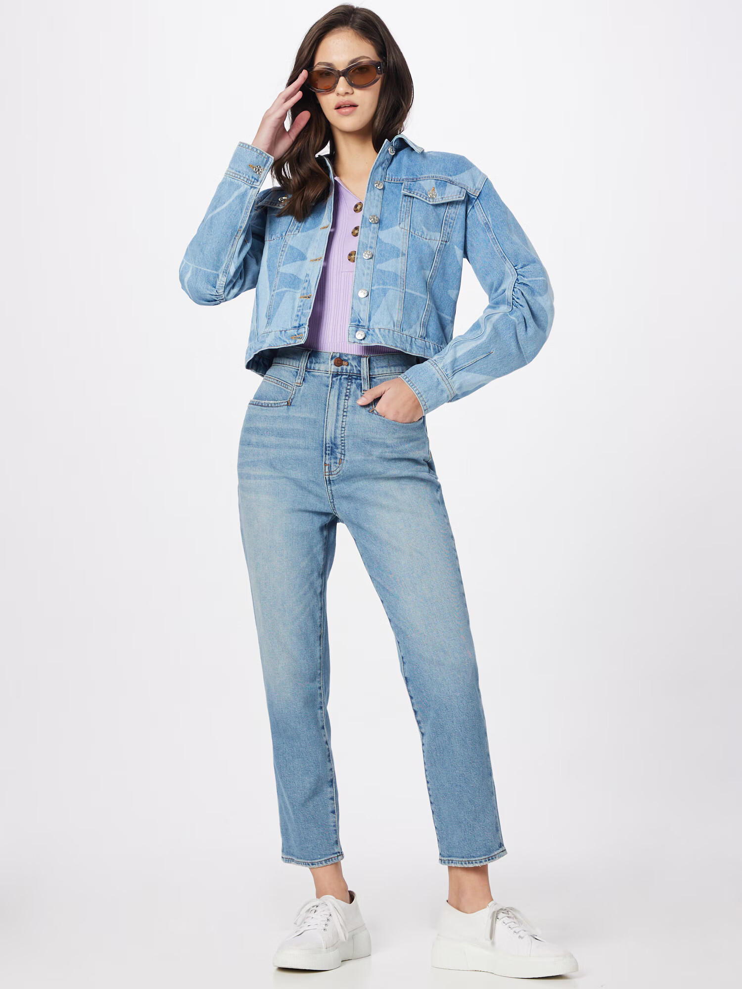 Madewell Jeans albastru denim - Pled.ro