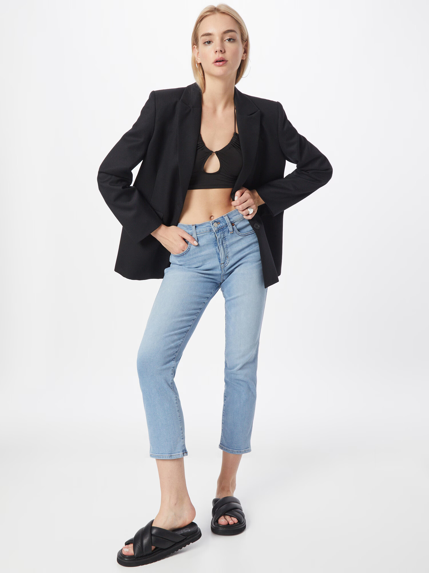 Madewell Jeans albastru denim - Pled.ro