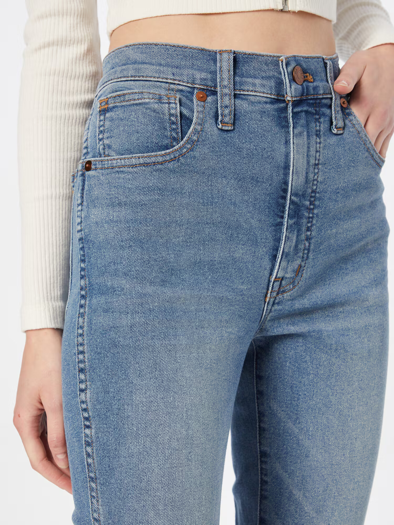 Madewell Jeans albastru denim - Pled.ro