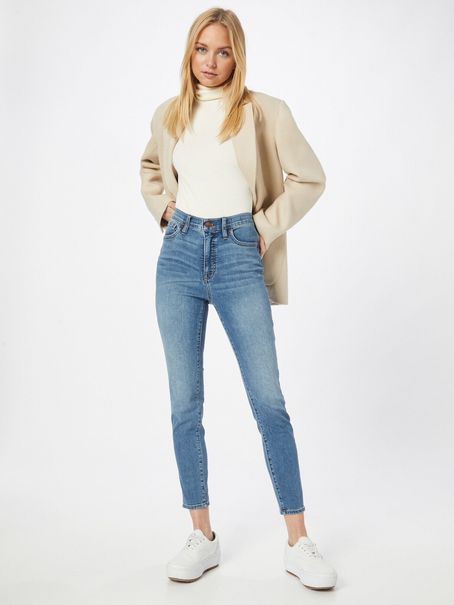 Madewell Jeans albastru denim - Pled.ro